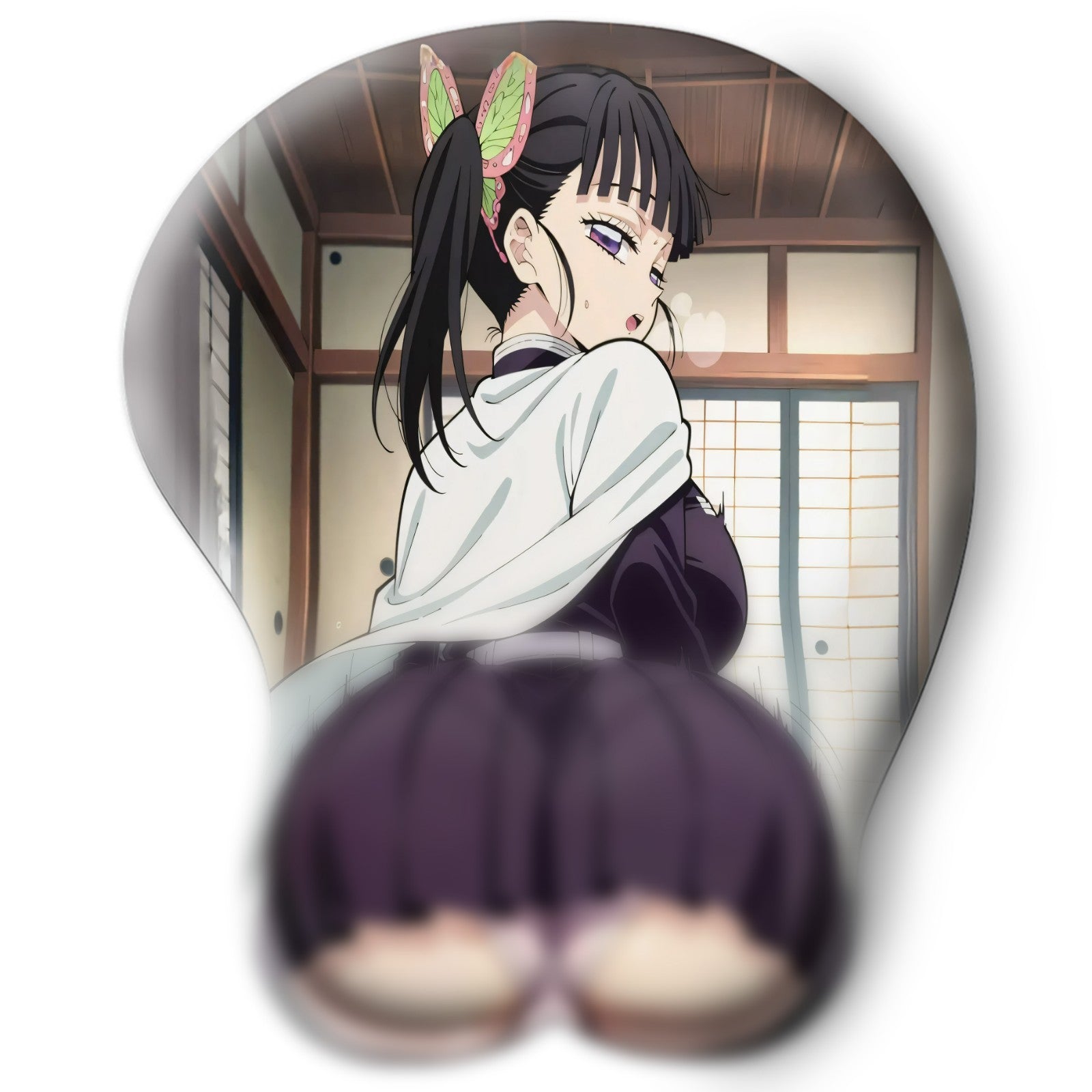 3D butt Anime MousePad with Wrist Rest by  Demon Slayer Tsuyuri Kanao #02