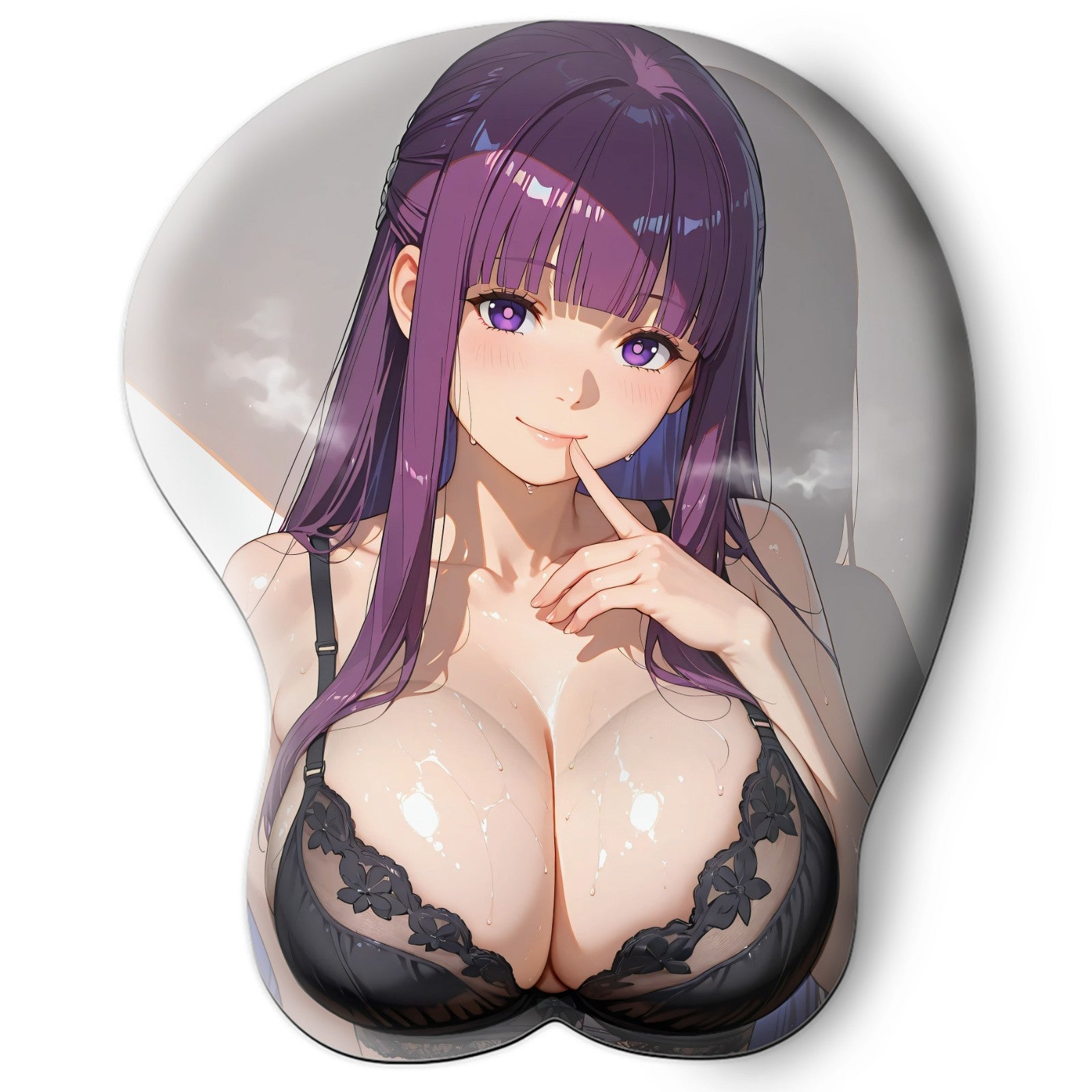 3D oppai Anime Mouse Pad with Wrist Rest by Sousou no Frieren Fern #01