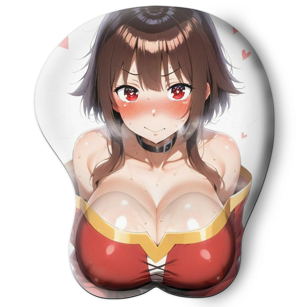 3D oppai Anime Mouse Pad with Wrist Rest by konosuba Megumin #02