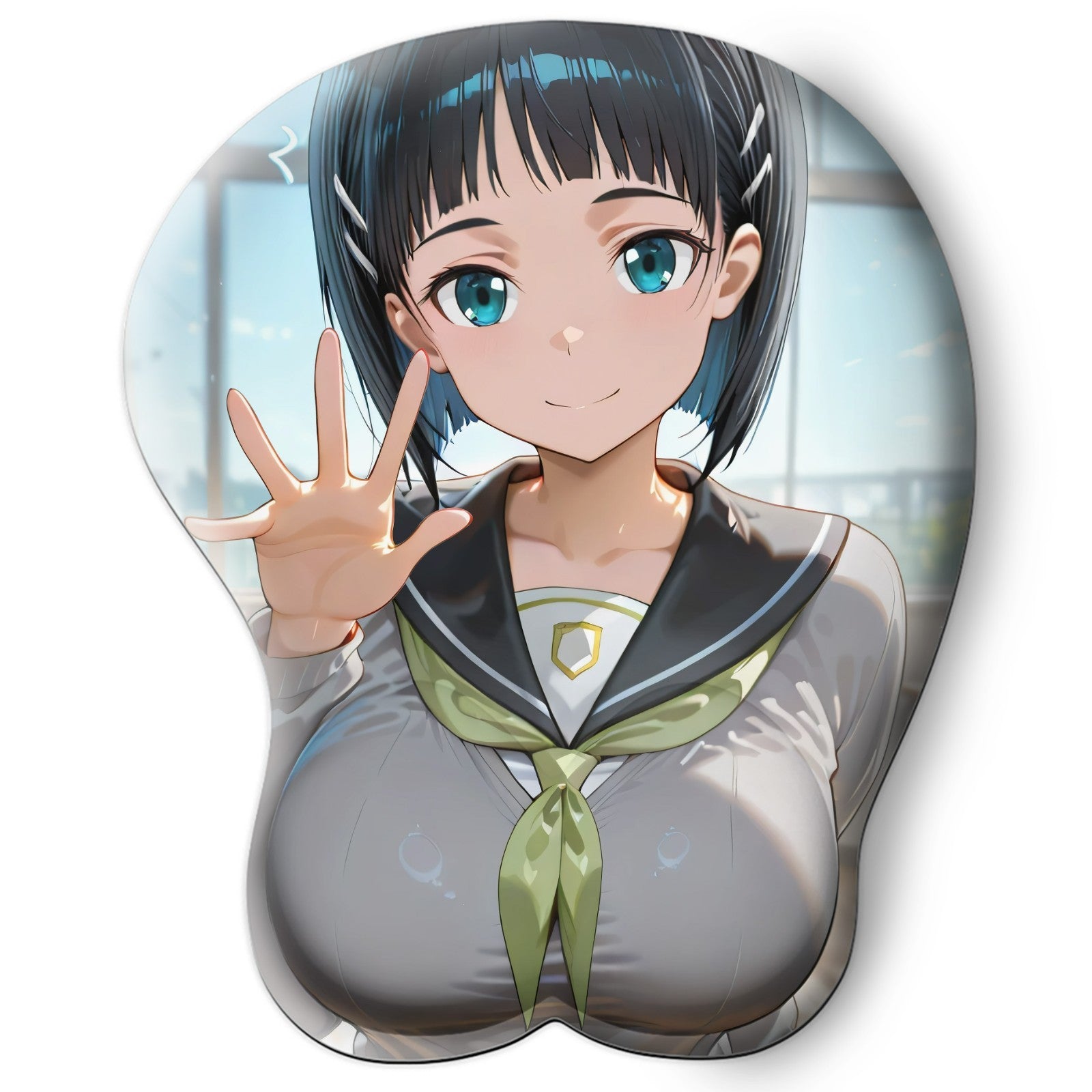 3D Oppai Anime Mouse Pad with Wrist Rest by Sword Art Online Kirigaya Suguha #01
