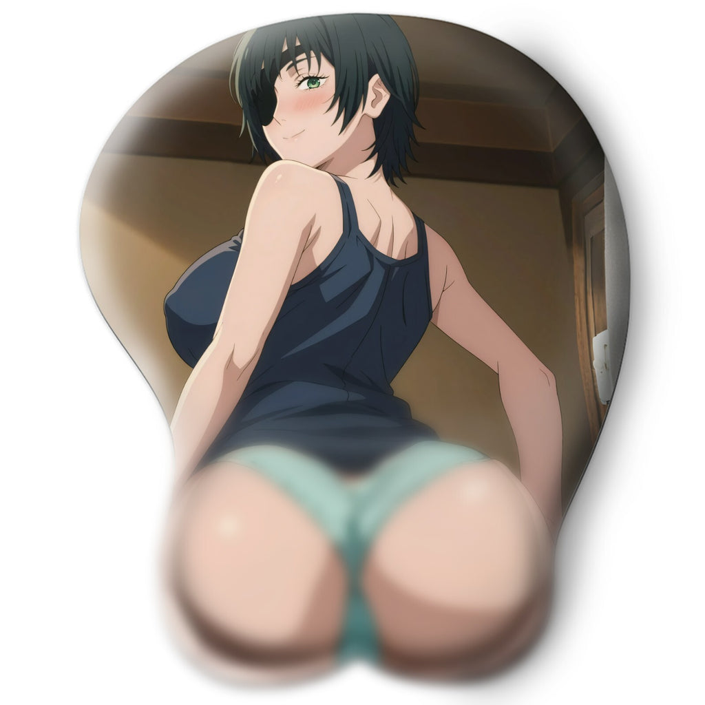3D butt Anime Mouse Pad with Wrist Rest by Chainsaw Man Himeno #02