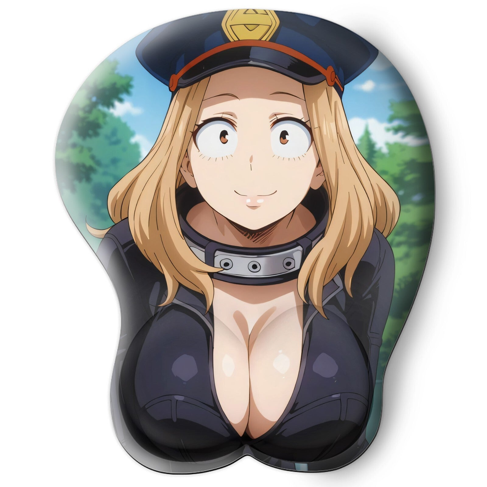 3D oppai Anime Mouse Pad with Wrist Rest by My hero academia Camie Utsushimi #01
