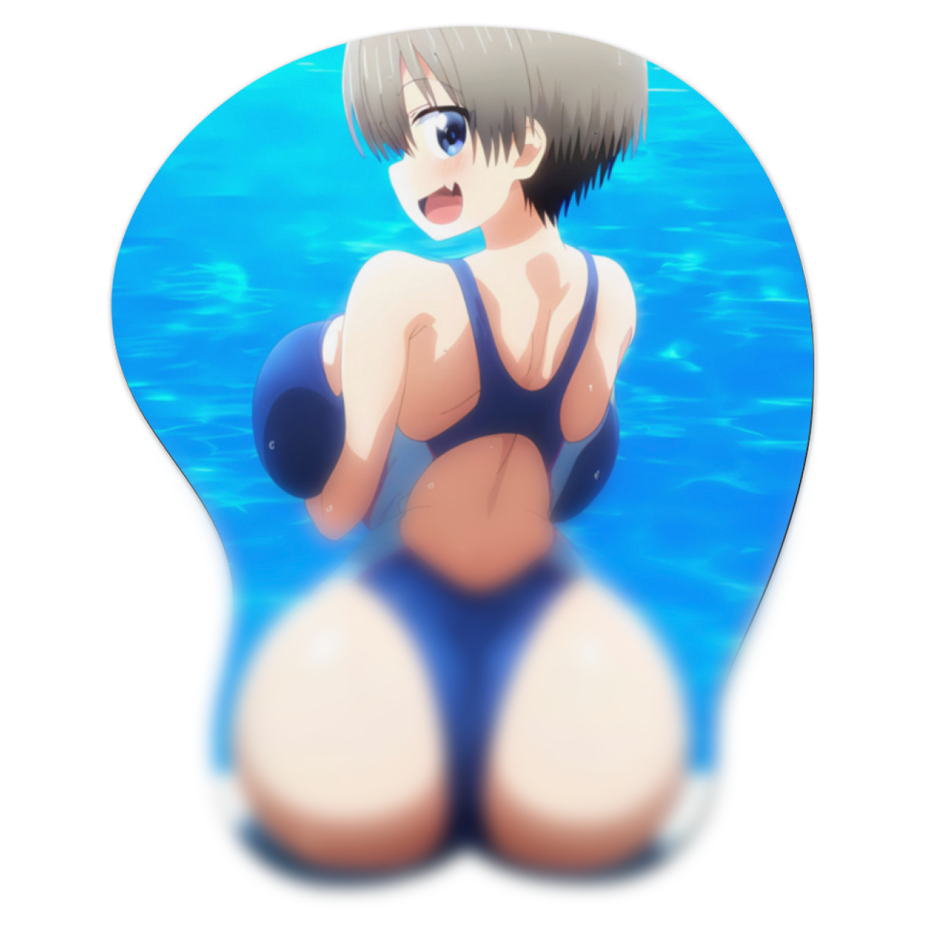 3D butt Anime Mouse Pad with Wrist Rest by Uzaki-chan #03