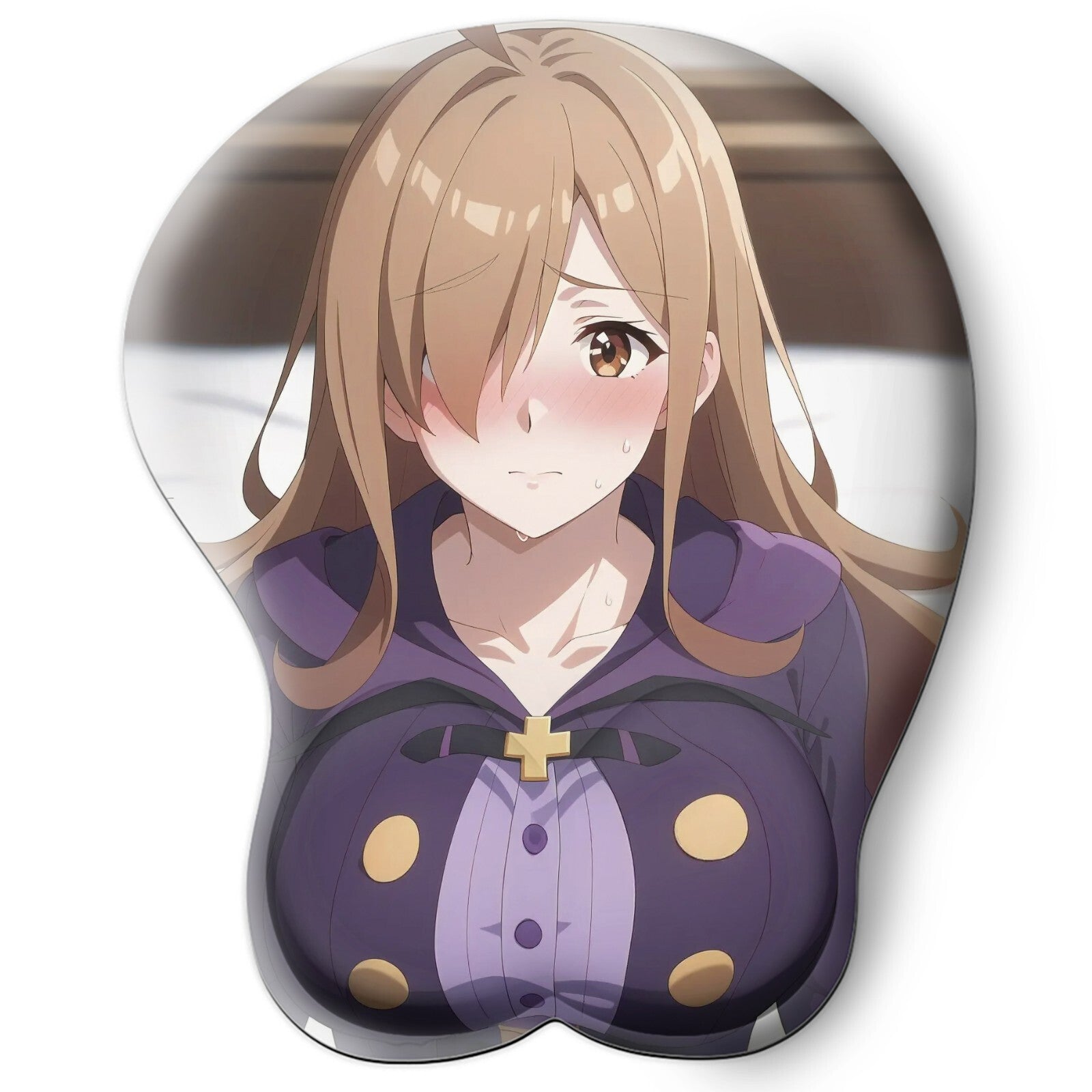 3D oppai Anime Mouse Pad with Wrist Rest by konosuba Wiz #02