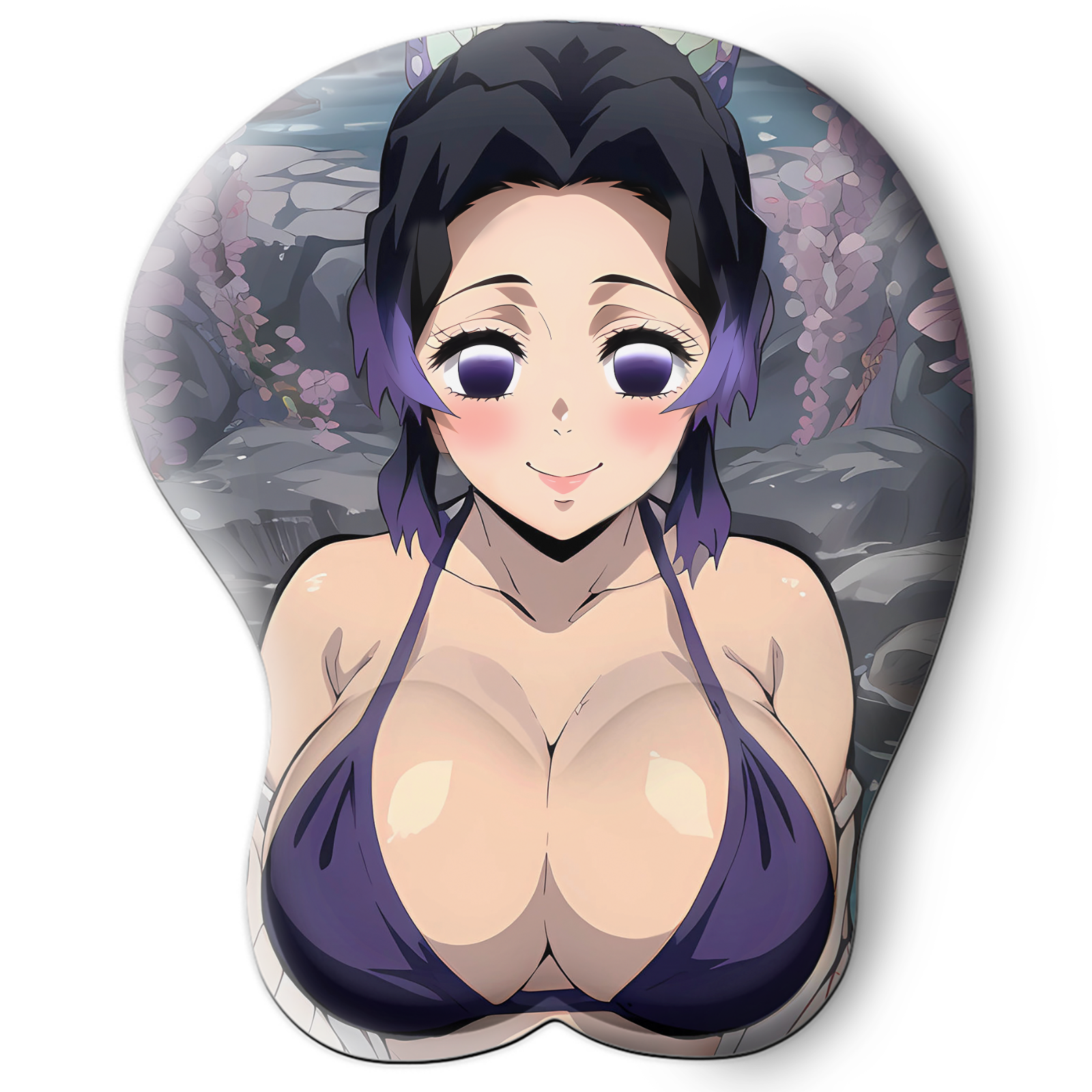 3D oppai Anime MousePad with Wrist Rest by  Demon Slayer Shinobu kosho #06