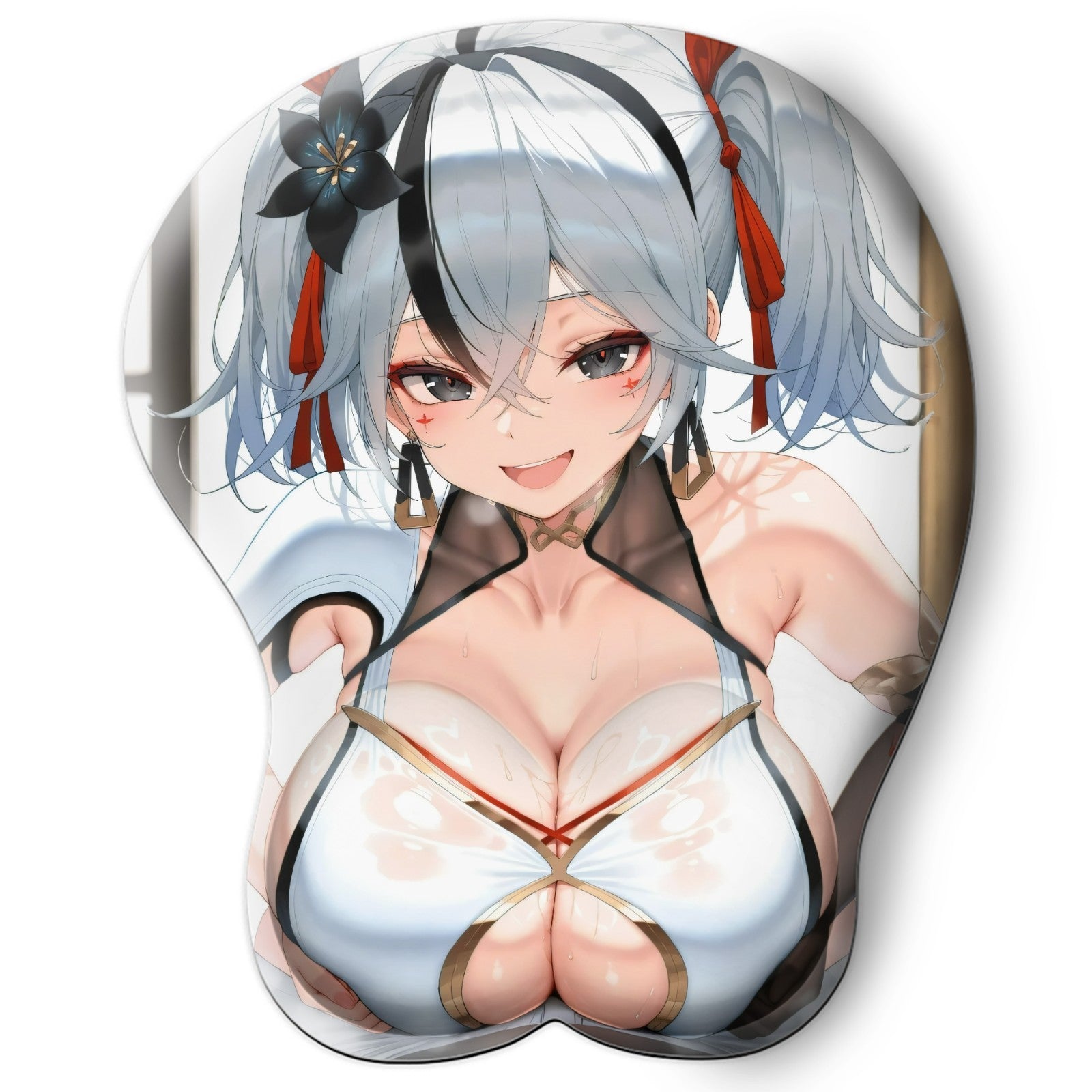 3D oppai Anime Mouse Pad with Wrist Rest by Wuthering Waves Camellya  #01