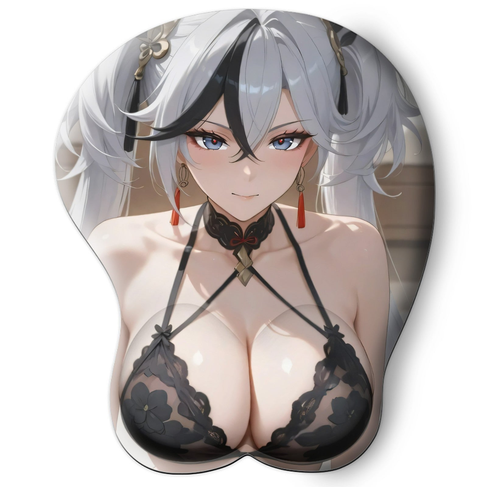3D oppai Anime Mouse Pad with Wrist Rest by Wuthering Waves Camellya  #01