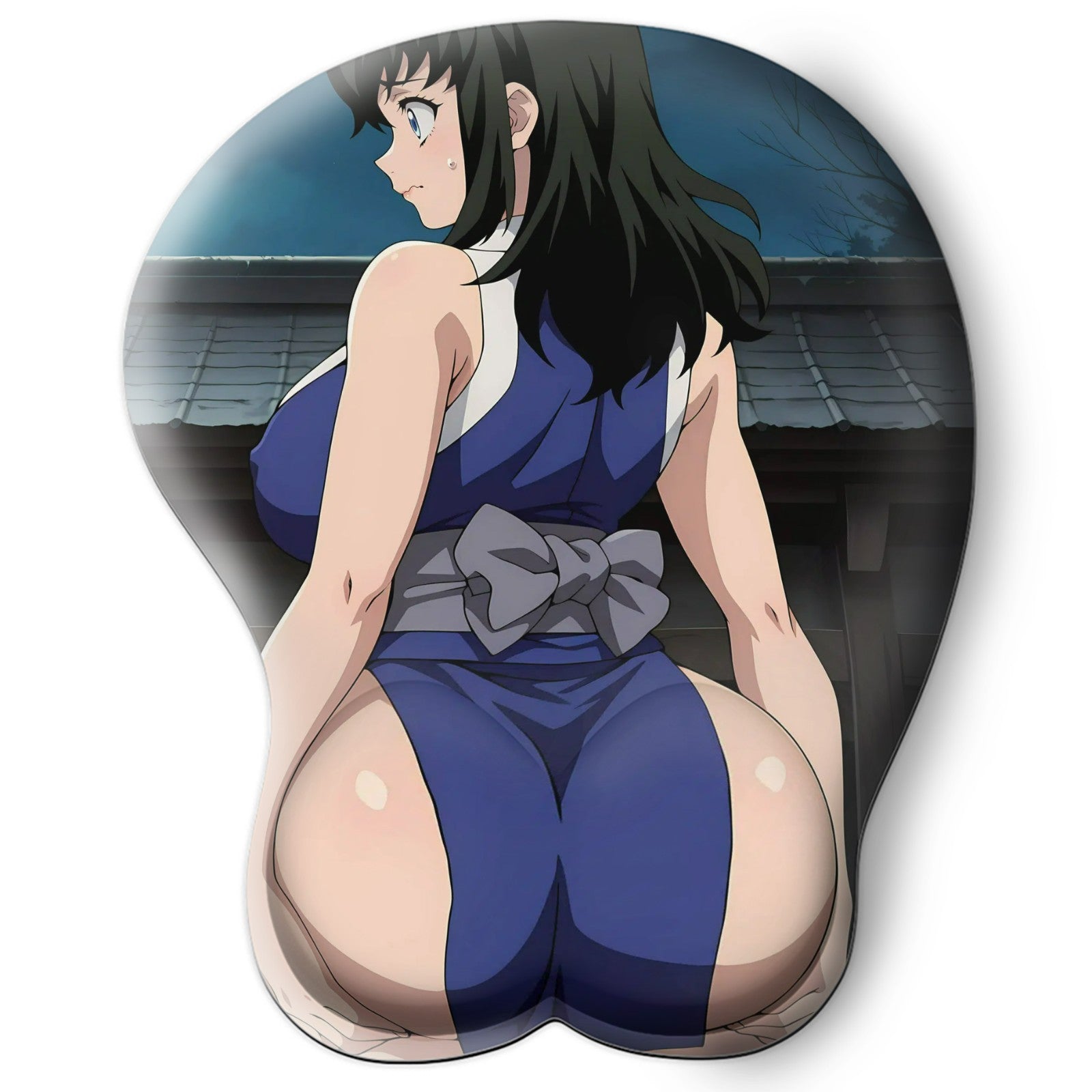3D butt Anime MousePad with Wrist Rest by Demon Slayer Suma #02
