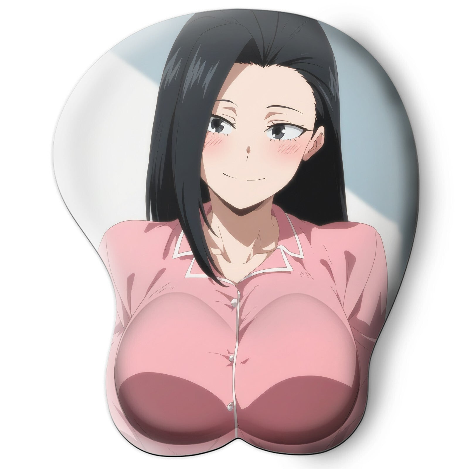 3D Oppai Anime Mouse Pad with Wrist Rest by My hero academia Momo Yaoyorozu #01