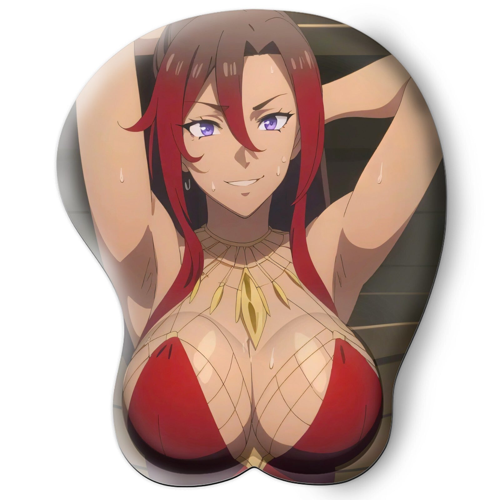 3D oppai Anime Mouse Pad with Wrist Rest by konosuba Sylvia #01