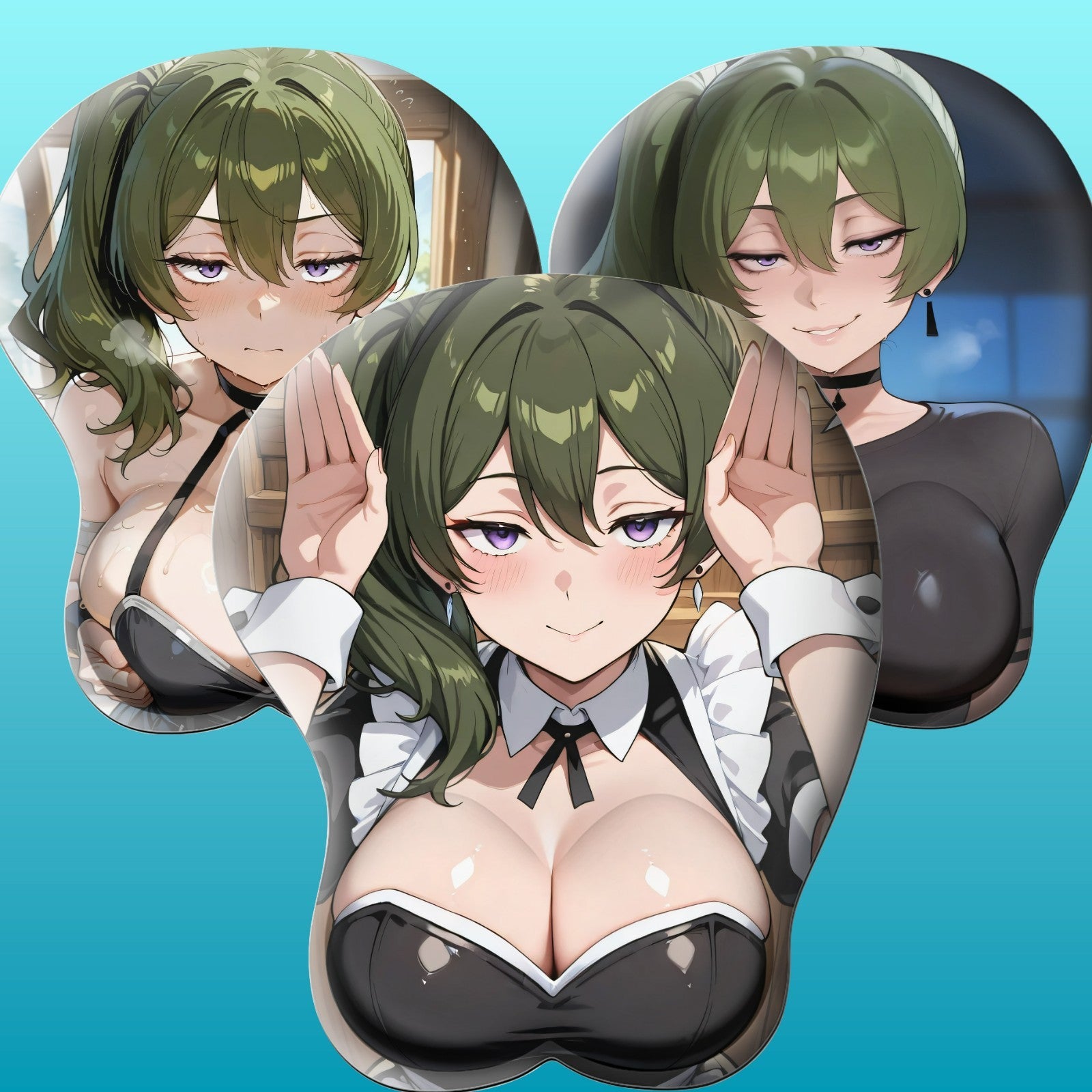 3D oppai Anime Mouse Pad with Wrist Rest by Sousou no Frieren Ubel #01