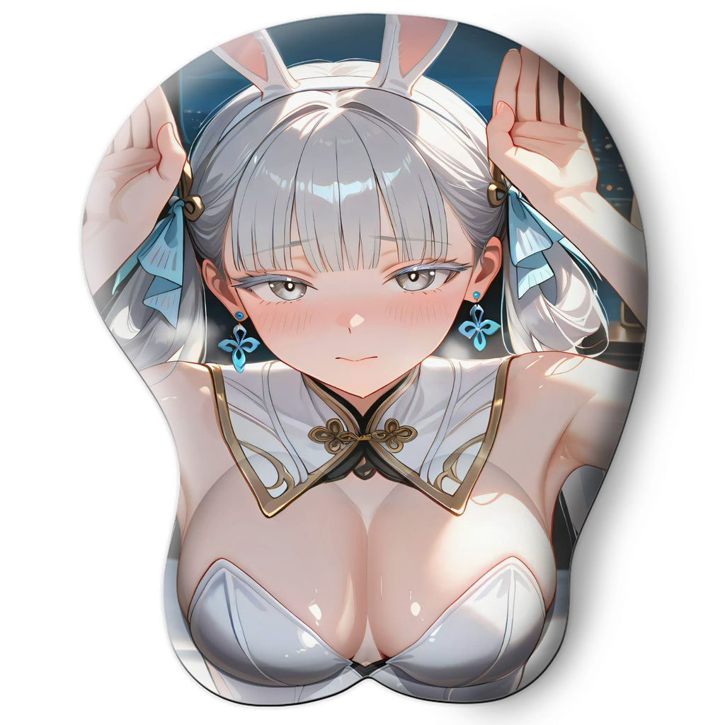 3D oppai Anime Mouse Pad with Wrist Rest by Wuthering Waves Jinhsi  #01