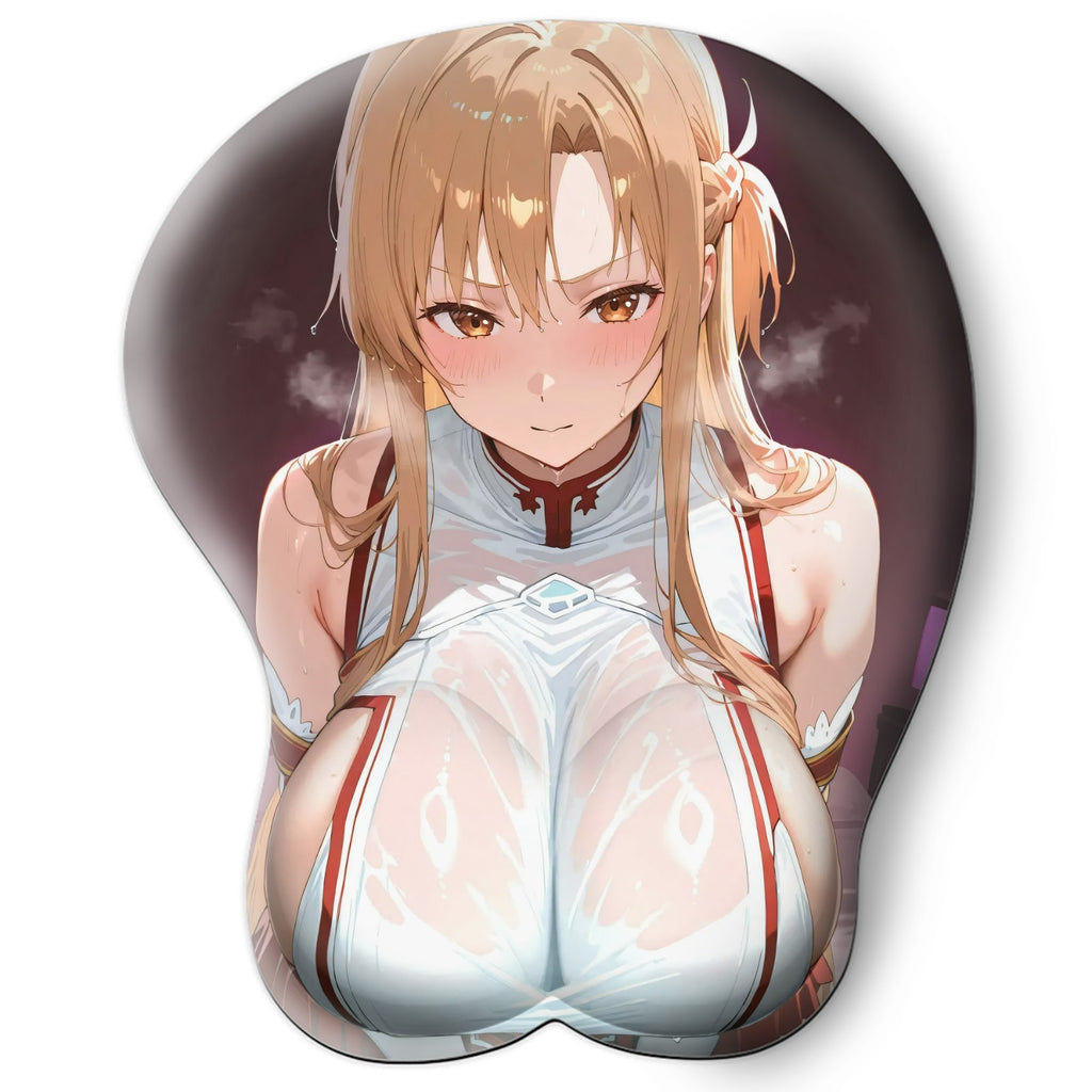 3D butt Anime Mouse Pad with Wrist Rest by Sword Art Online Asuna Yuuki #02