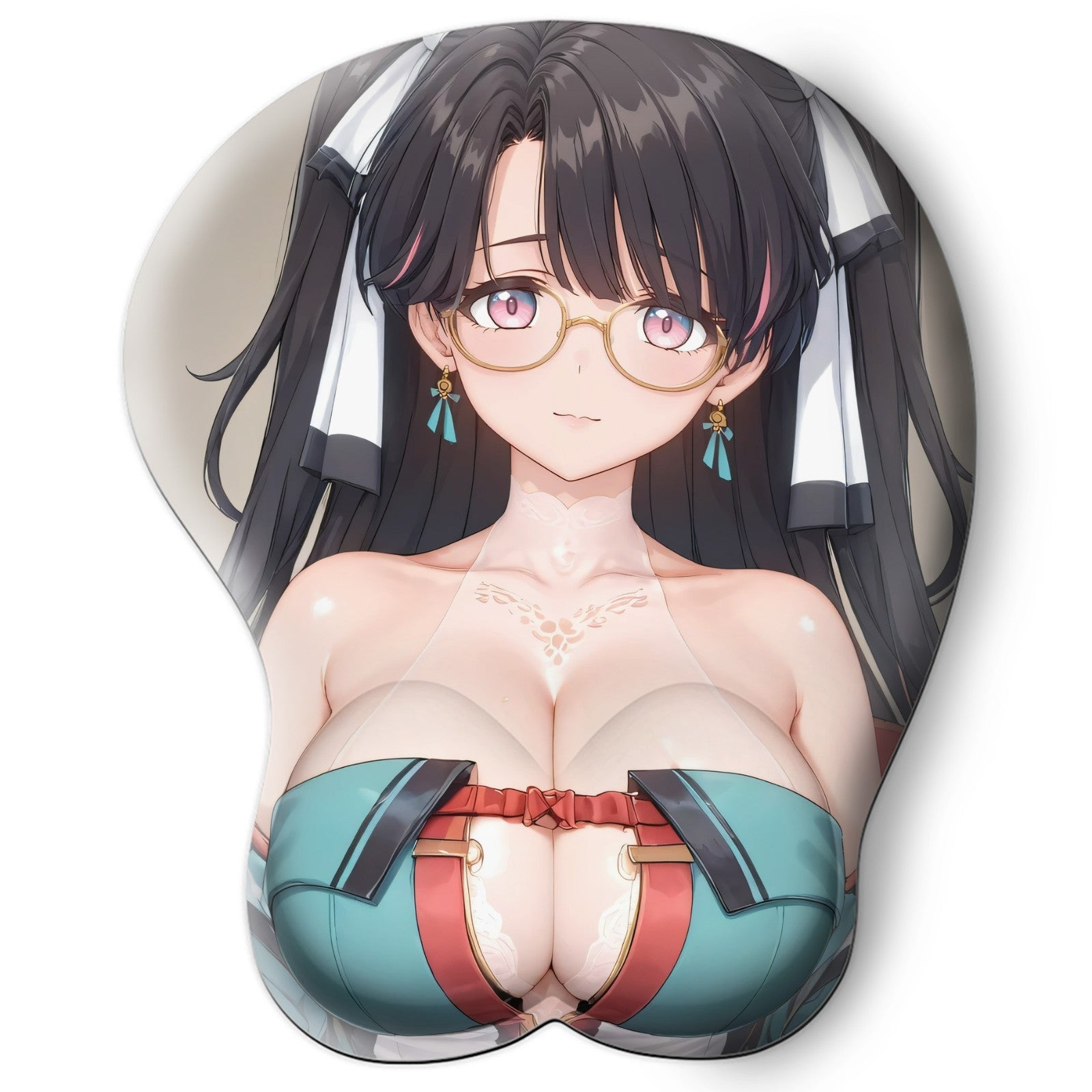 3D oppai Anime Mouse Pad with Wrist Rest by Wuthering Waves Zhezhi  #01