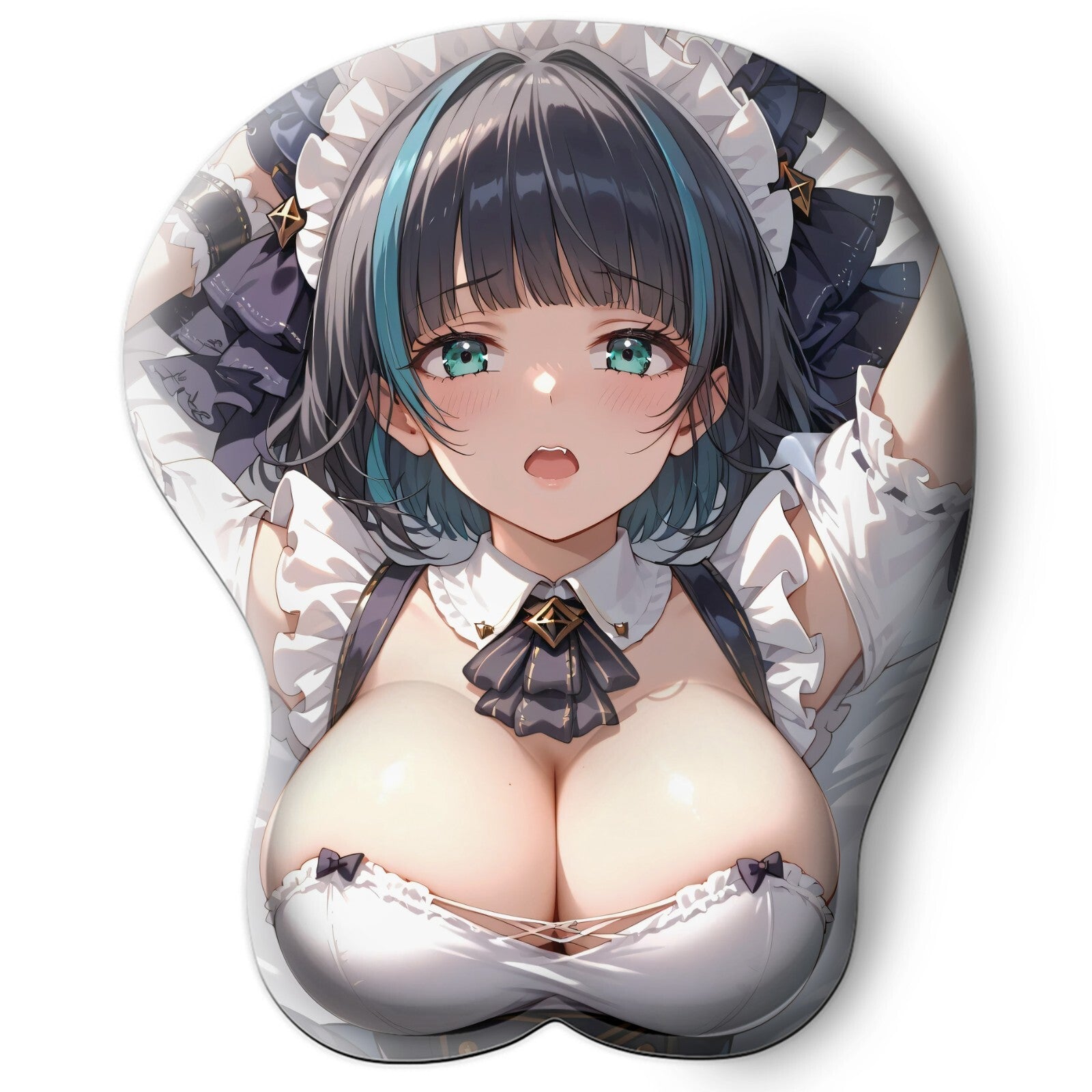 3D oppai Anime Mouse Pad with Wrist Rest by Azur Lane Cheshire #02