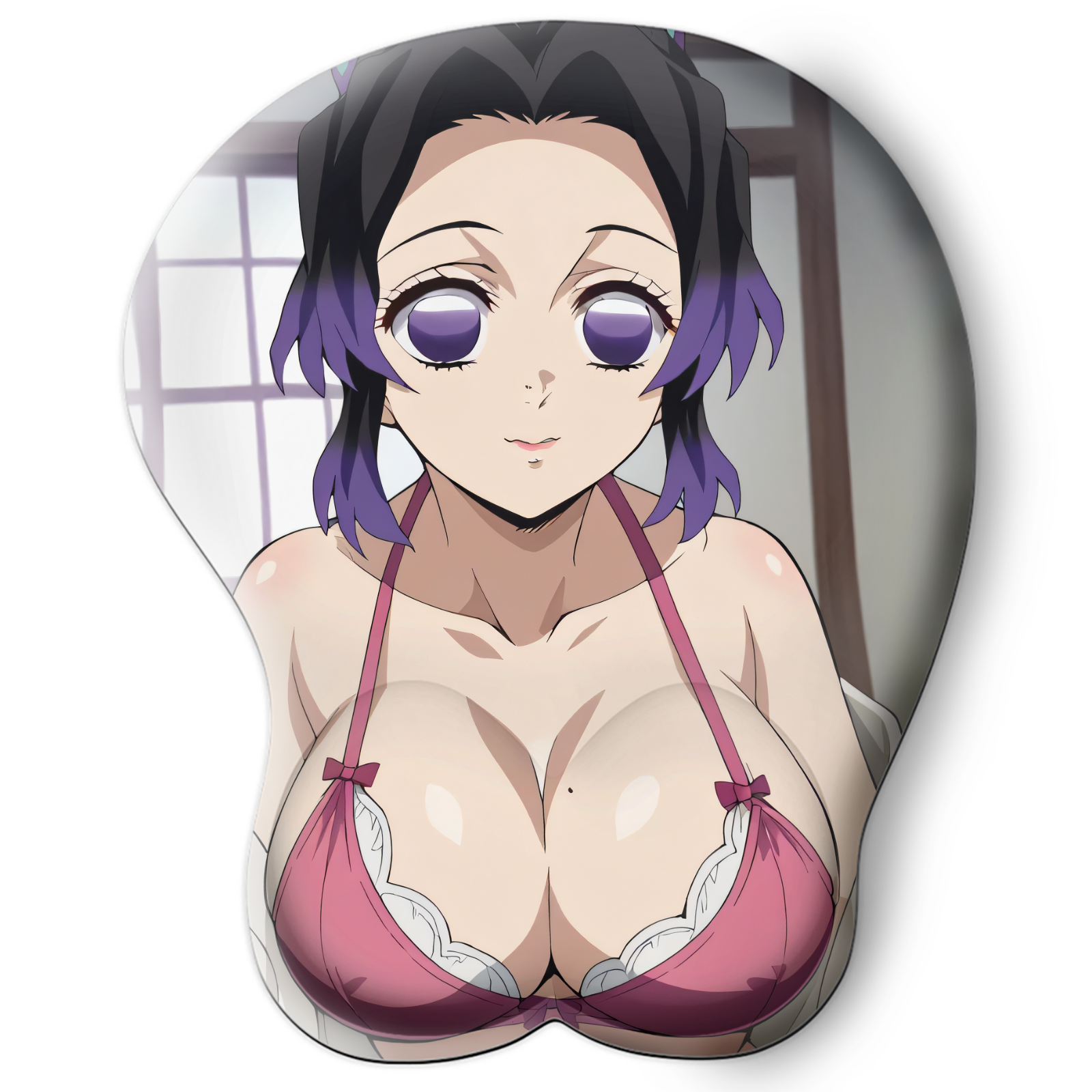 3D oppai Anime MousePad with Wrist Rest by  Demon Slayer Shinobu kosho #02