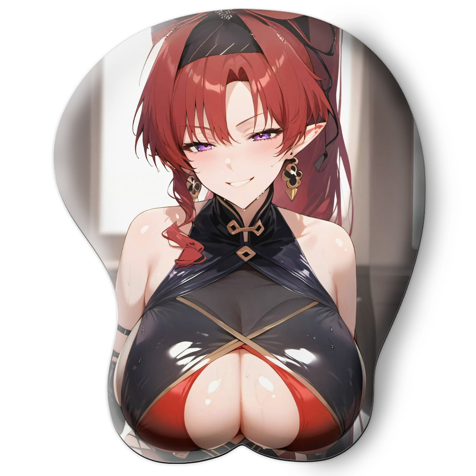 3D oppai Anime Mouse Pad with Wrist Rest by Wuthering Waves Yinlin #01