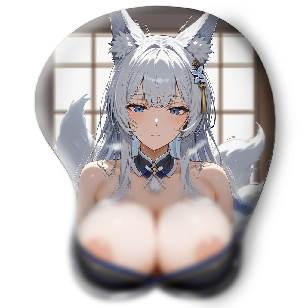 3D oppai Anime Mouse Pad with Wrist Rest by Azur Lane Shinano  #02