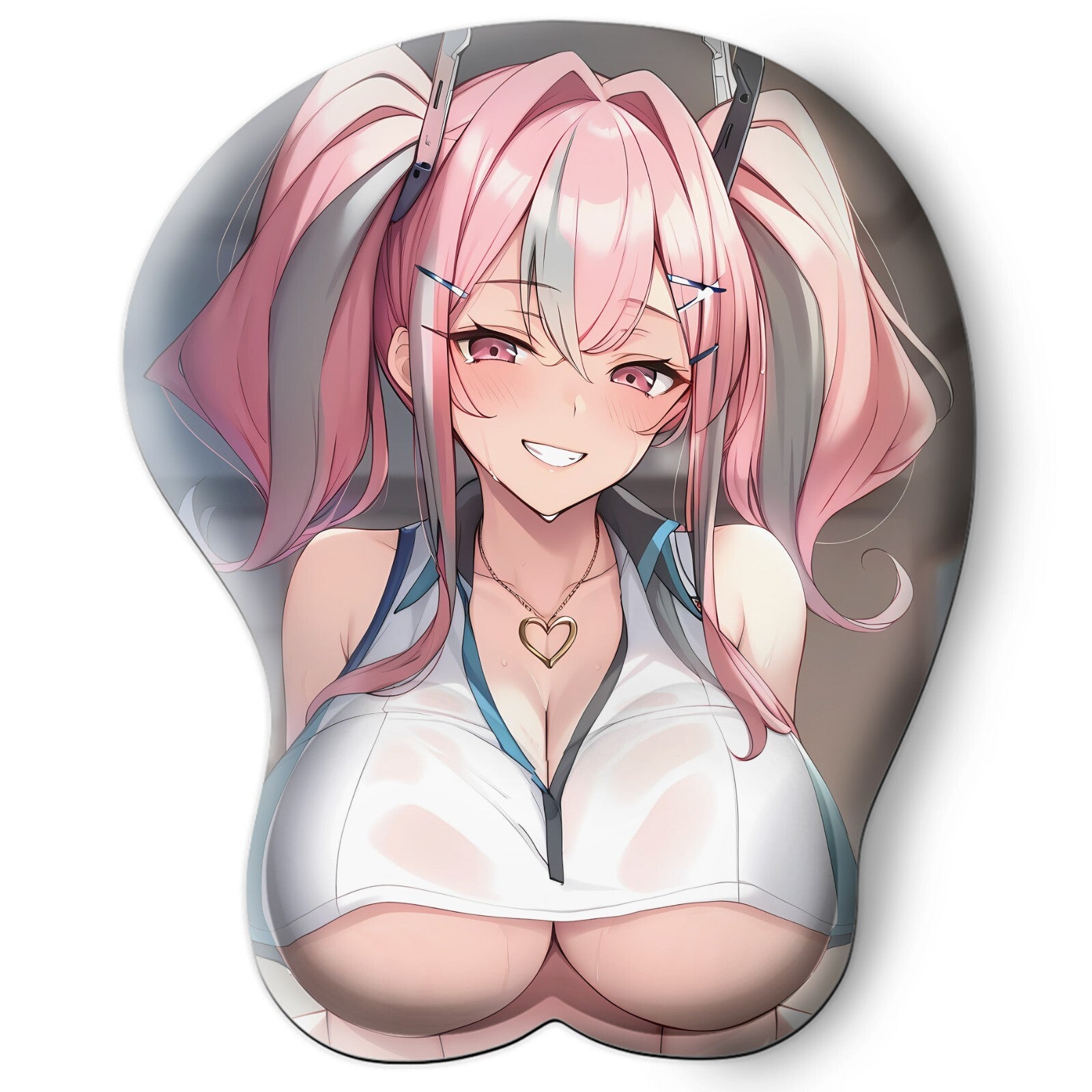 3D oppai Anime Mouse Pad with Wrist Rest by Azur Lane Bremerton #01