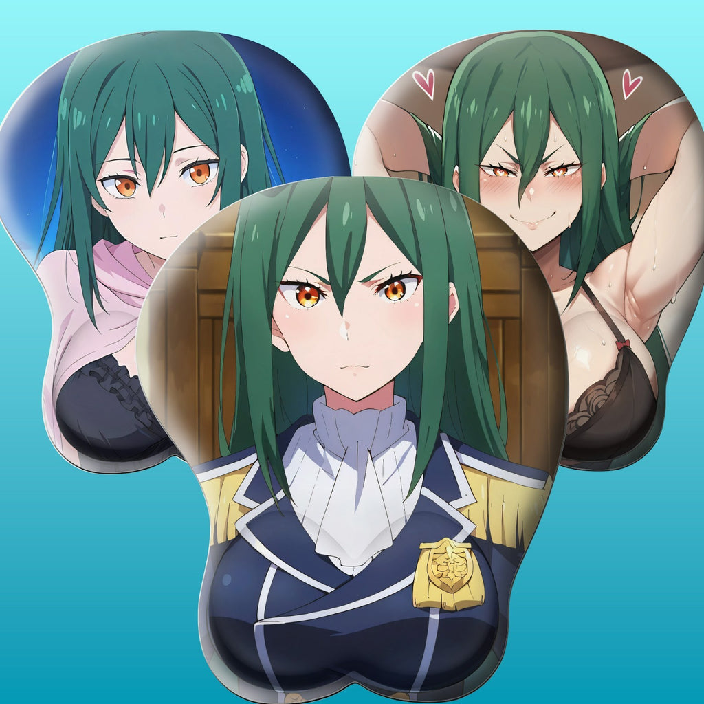 3D Oppai Anime Mouse Pad with Wrist Rest by Re:Zero Crusch Karsten #01