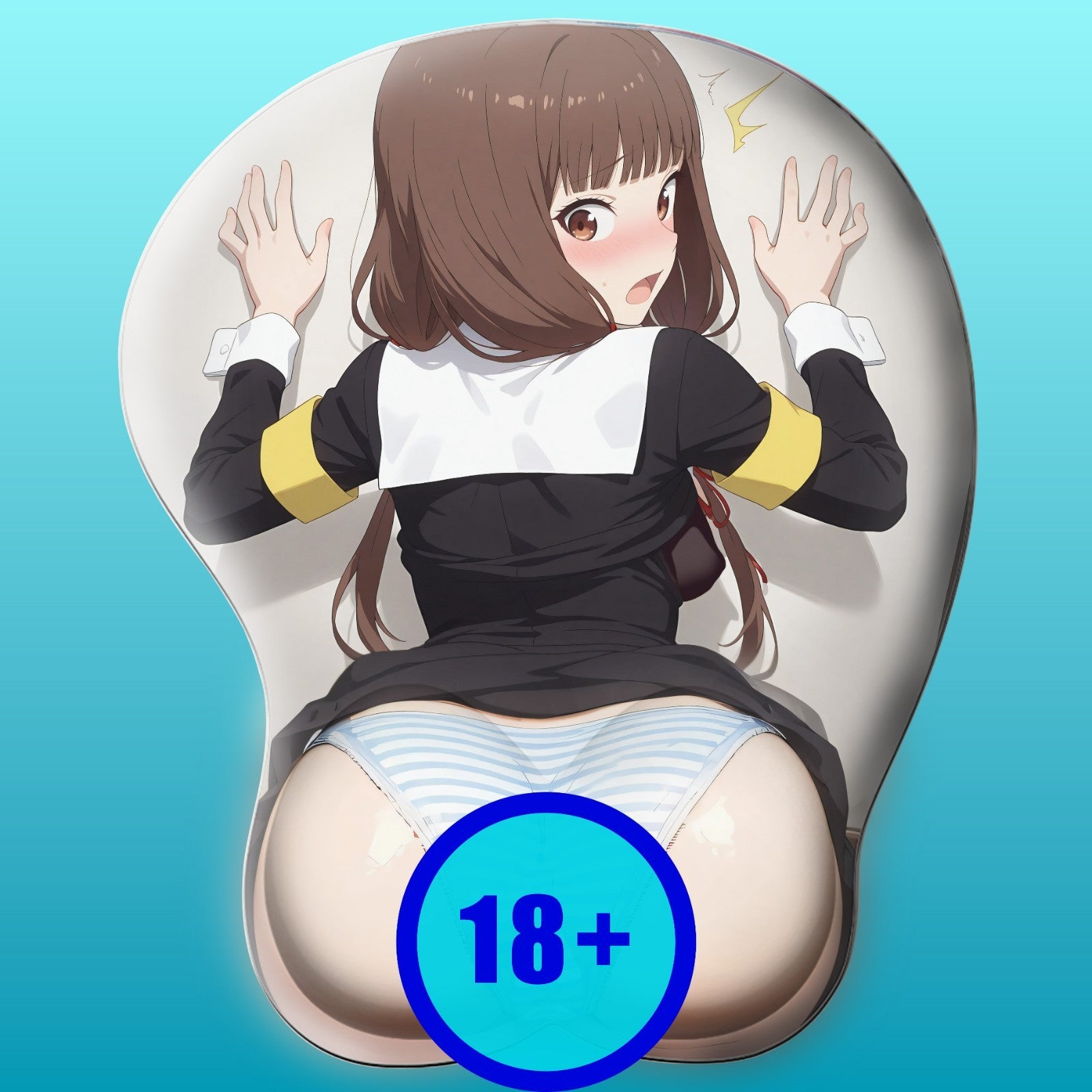 3D butt Anime Mouse Pad with Wrist Rest by Kaguya-sama Miko Iino #02