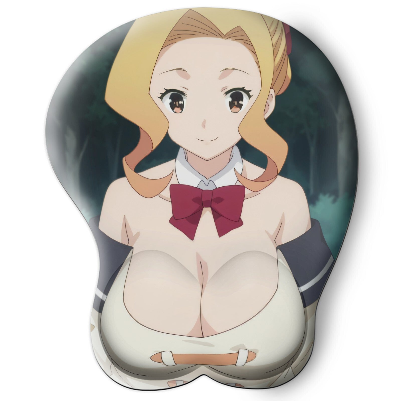 3D oppai Anime Mouse Pad with Wrist Rest by konosuba Luna #01