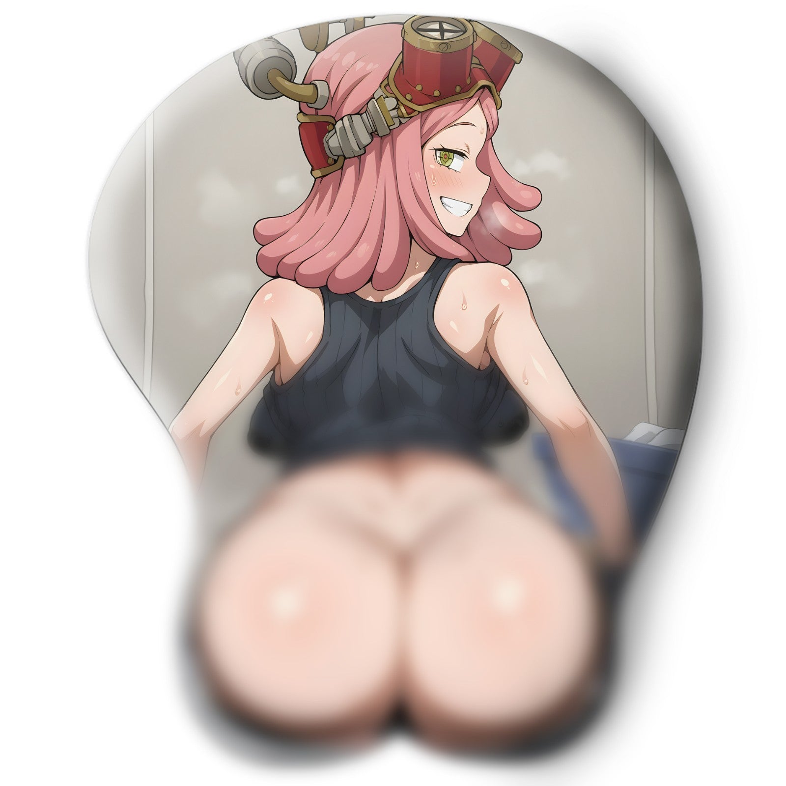 3D butt Anime Mouse Pad with Wrist Rest by My hero academia Mei Hatsume #02