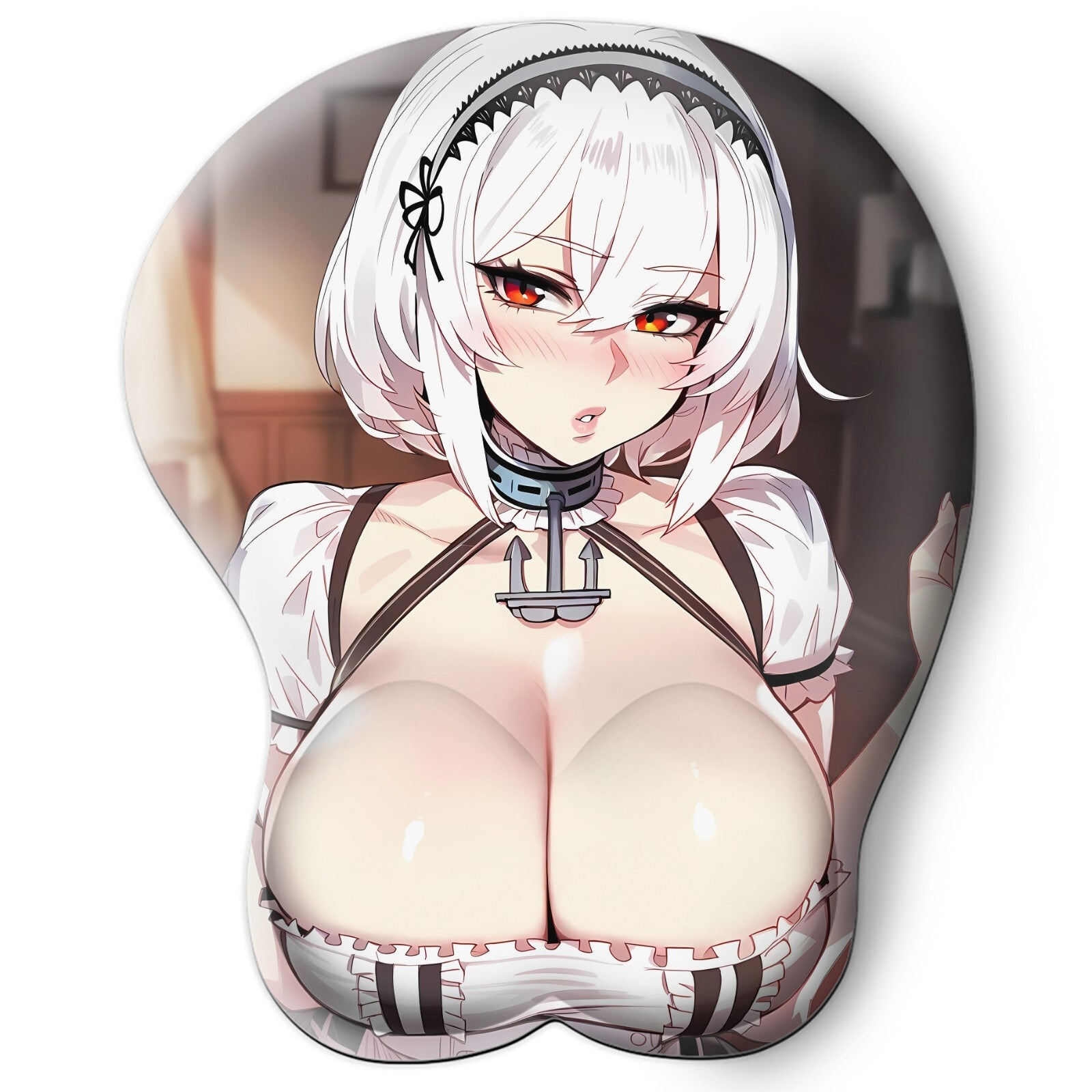 3D oppai Anime Mouse Pad with Wrist Rest by Azur Lane Sirius #03