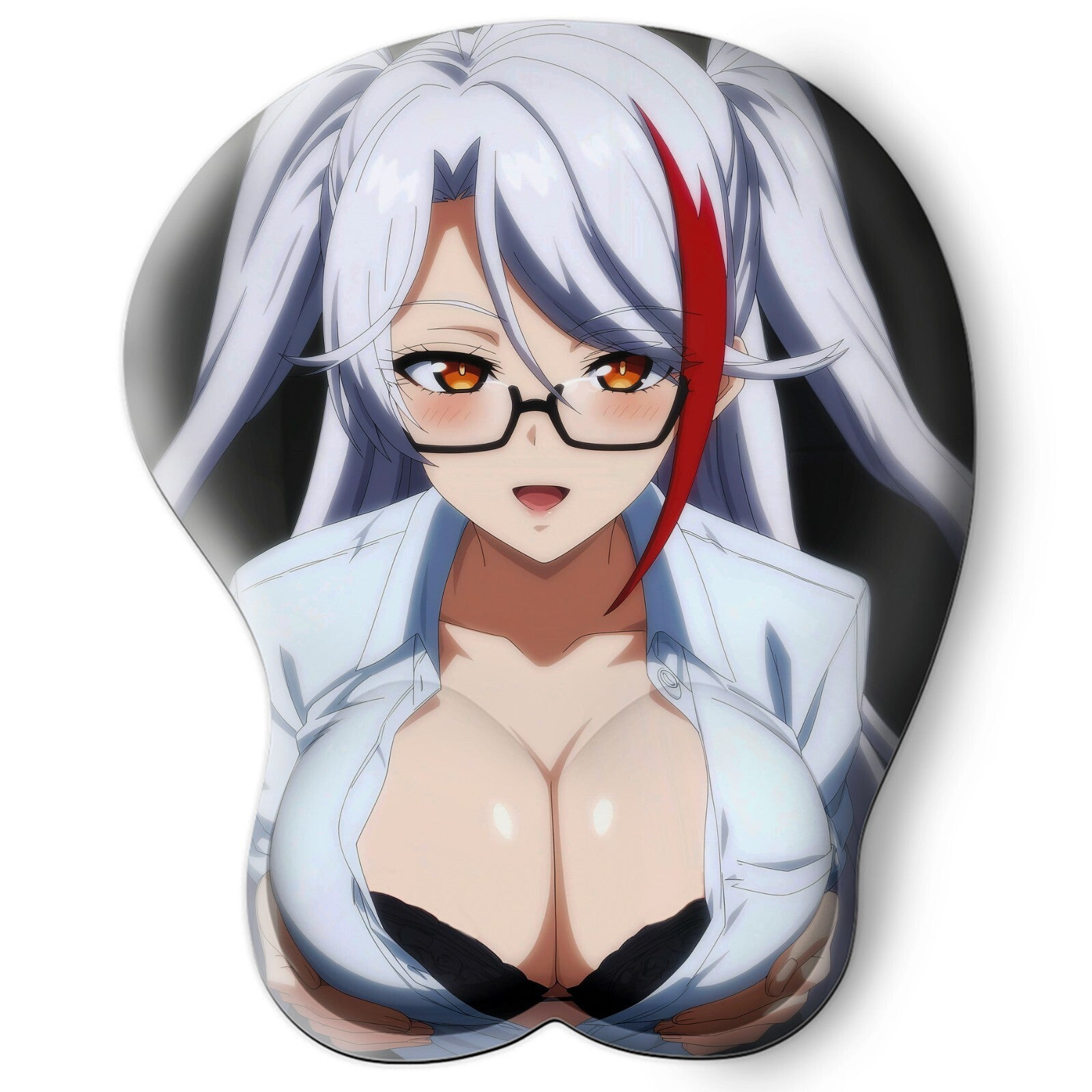 3D oppai Anime Mouse Pad with Wrist Rest by Azur Lane Prinz Eugen  #01