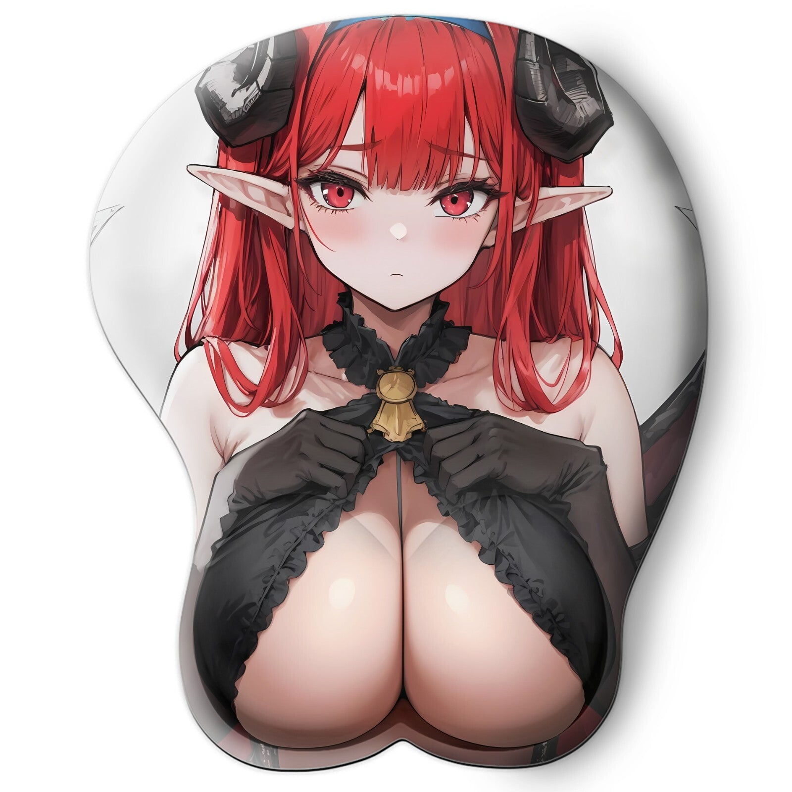 3D oppai Anime Mouse Pad with Wrist Rest by Azur Lane Hindenburg #01