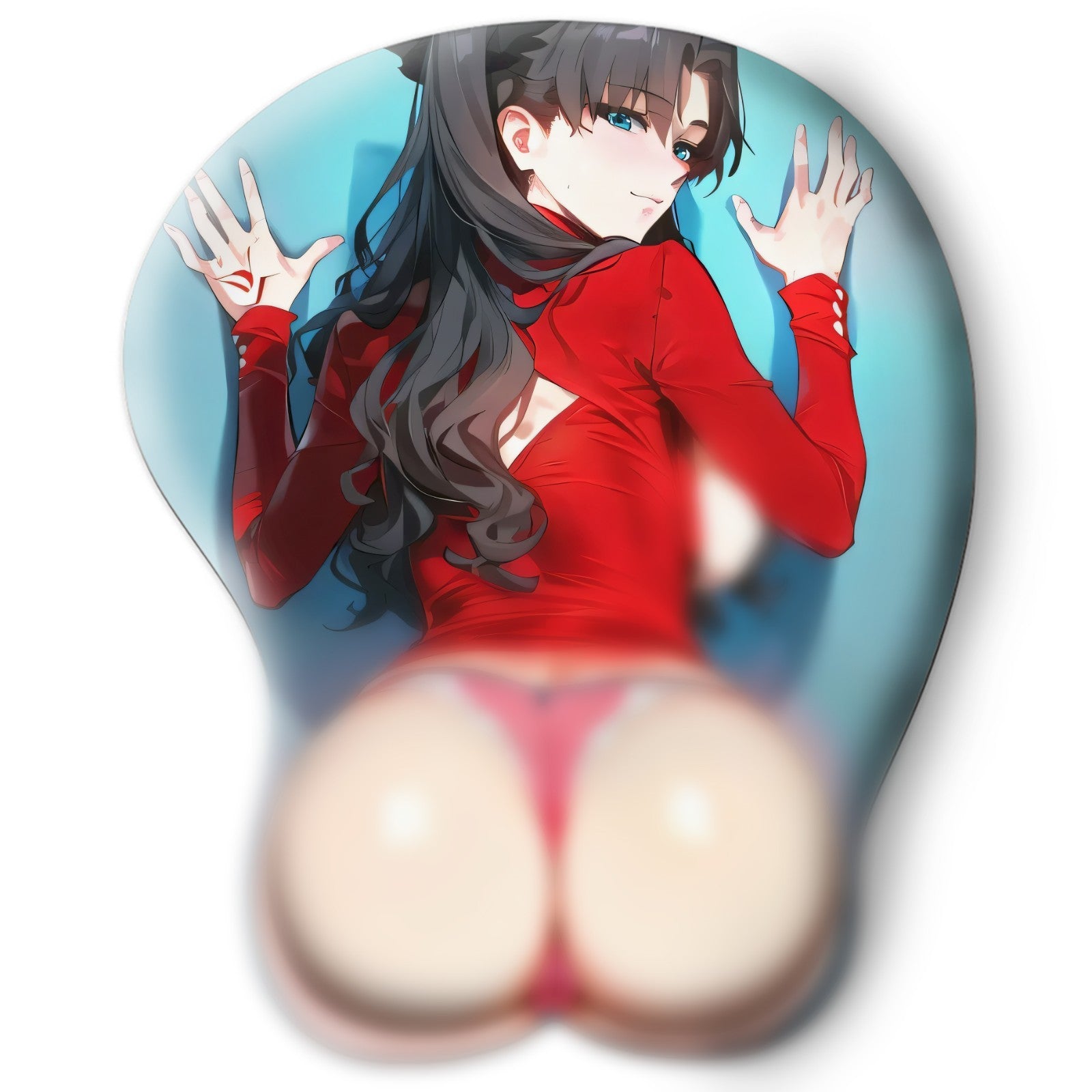 3D butt Anime Mouse Pad with Wrist Rest by Fate/stay night Rin Tohsaka #02