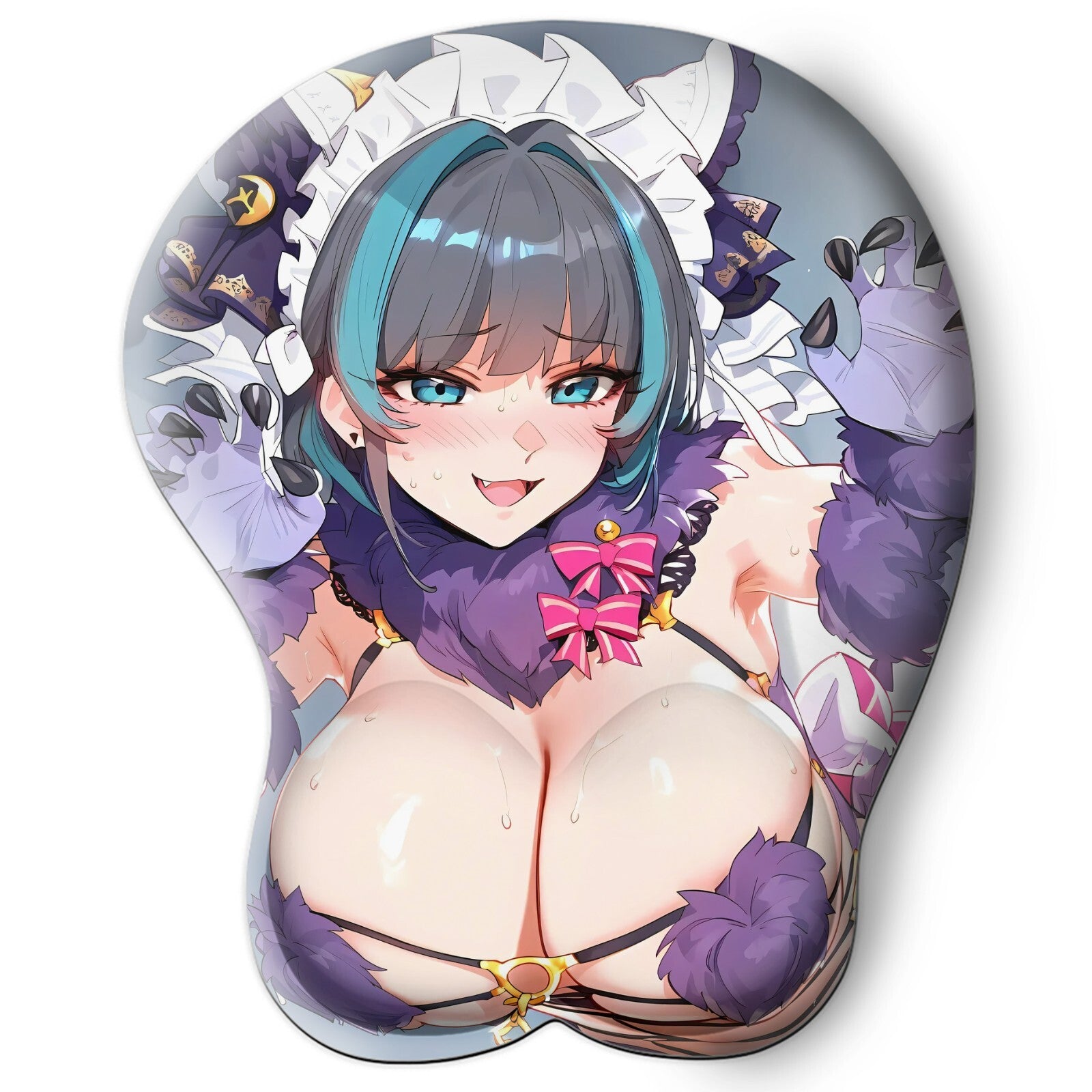 3D oppai Anime Mouse Pad with Wrist Rest by Azur Lane Cheshire #02