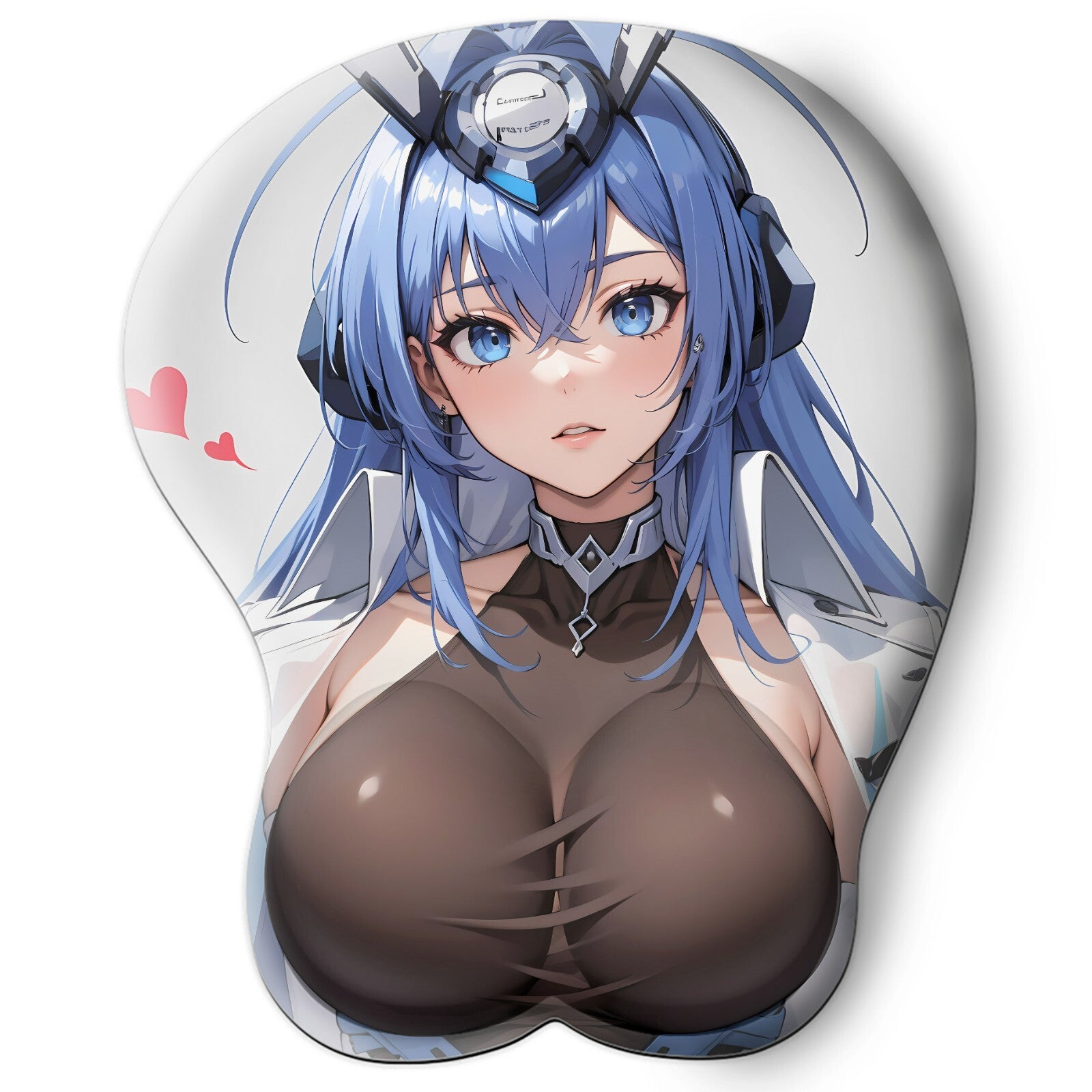 3D oppai Anime Mouse Pad with Wrist Rest by Azur Lane New Jersey #04