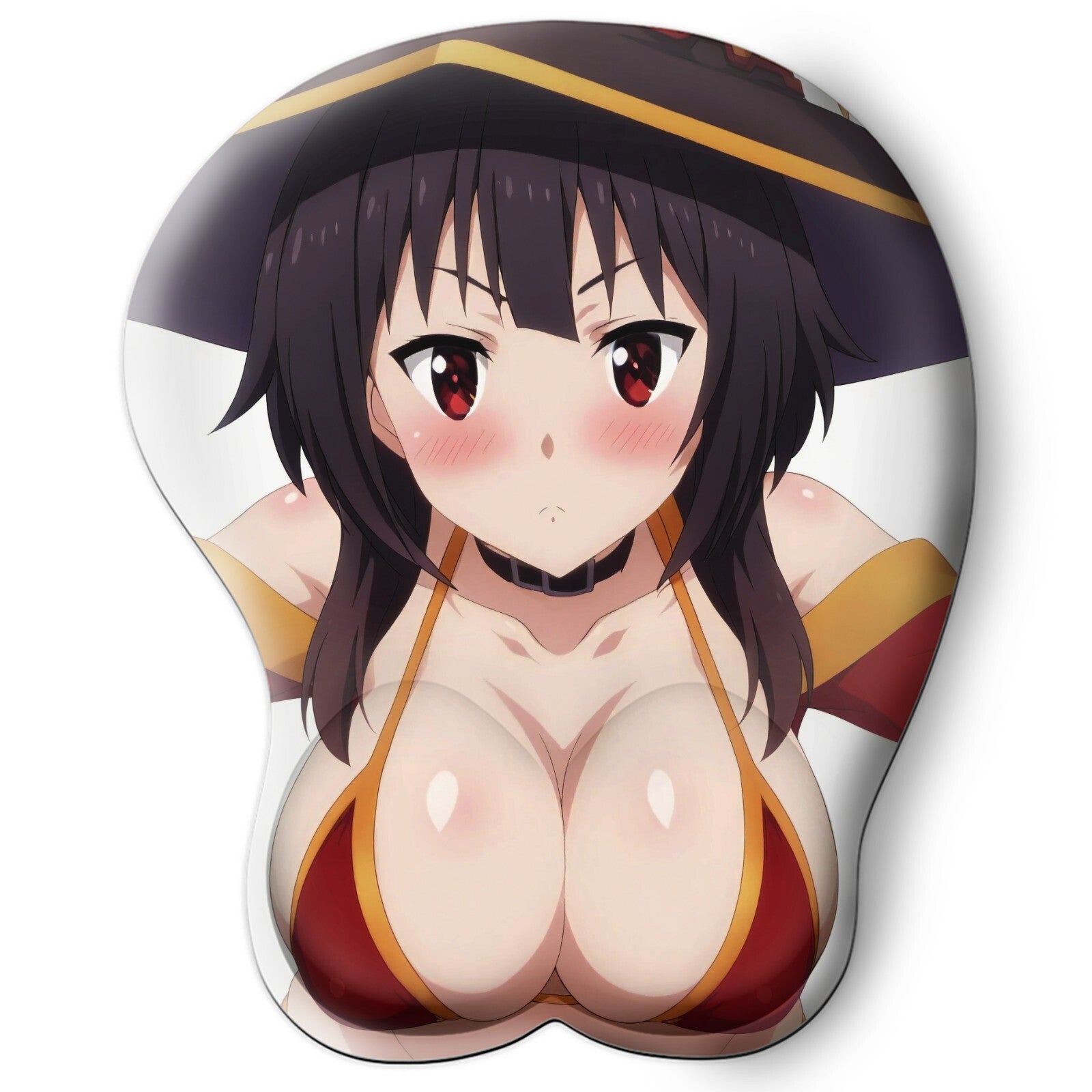 3D oppai Anime Mouse Pad with Wrist Rest by konosuba Megumin #03