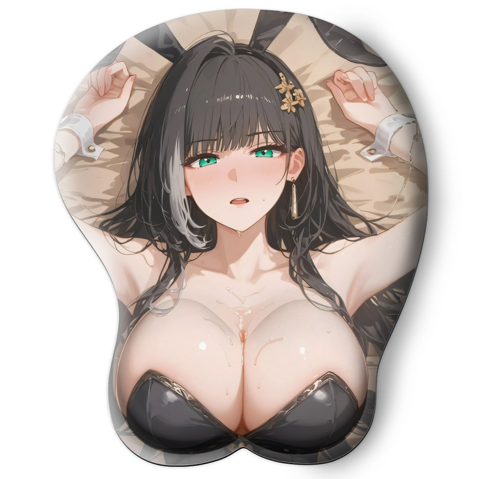 3D oppai Anime Mouse Pad with Wrist Rest by Wuthering Waves Baizhi #01