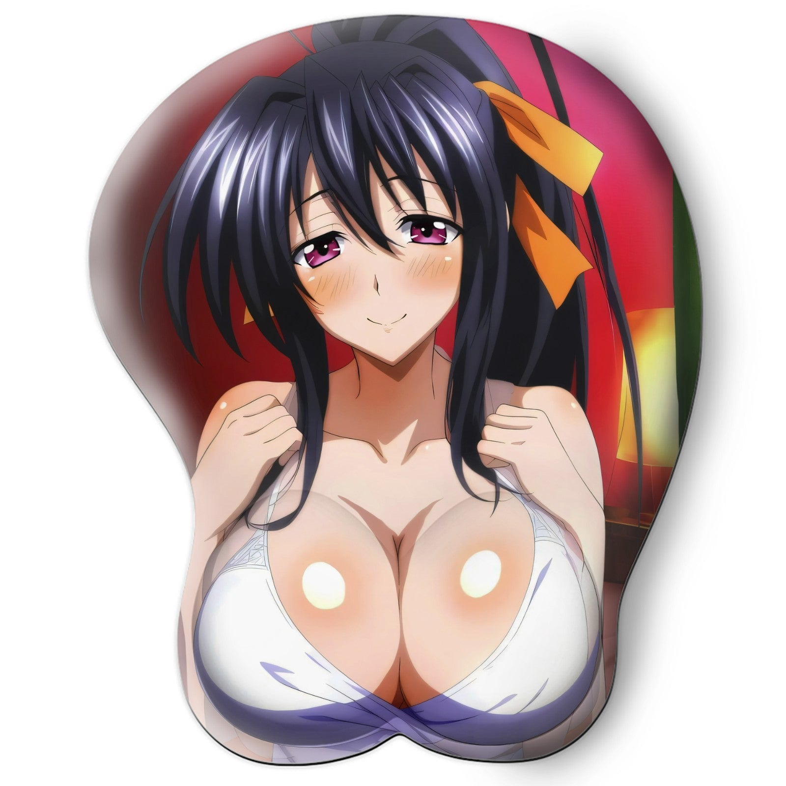 3D oppai Anime Mouse Pad with Wrist Rest by High School DxD Akeno Himejima #01