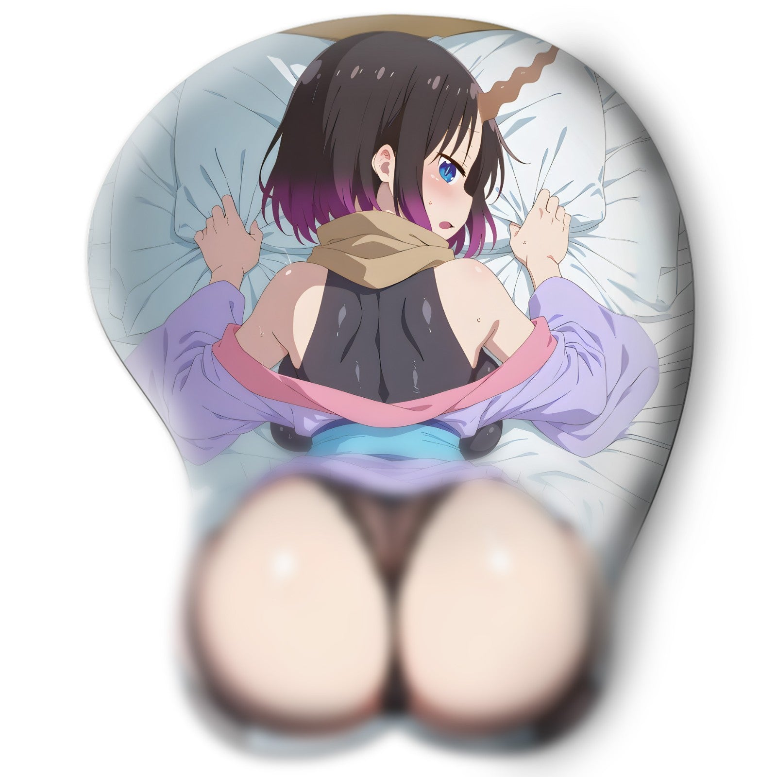 3D butt Anime Mouse Pad with Wrist Rest by Dragon Maid Elma #02
