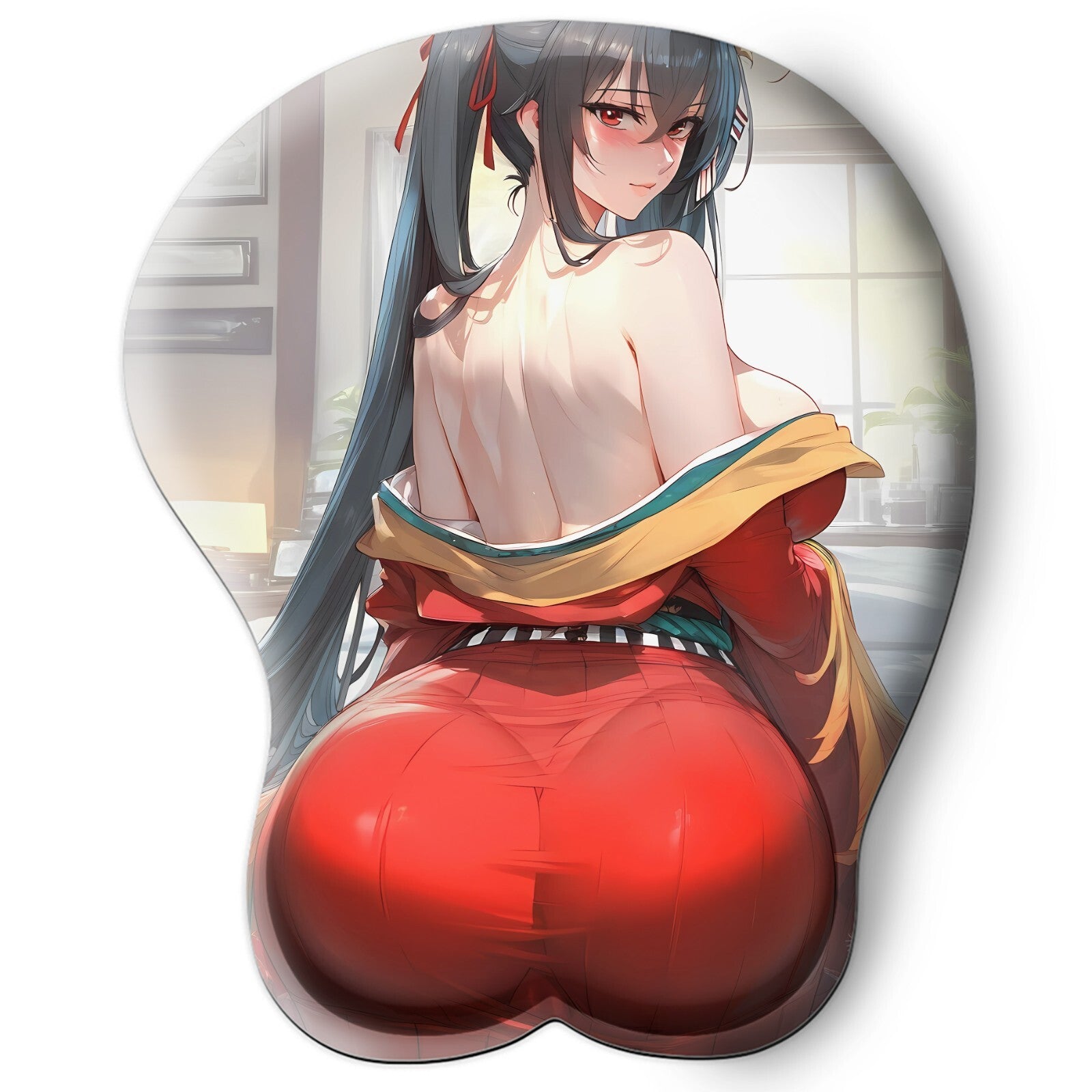 3D butt Anime Mouse Pad with Wrist Rest by Azur Lane Taihou #03