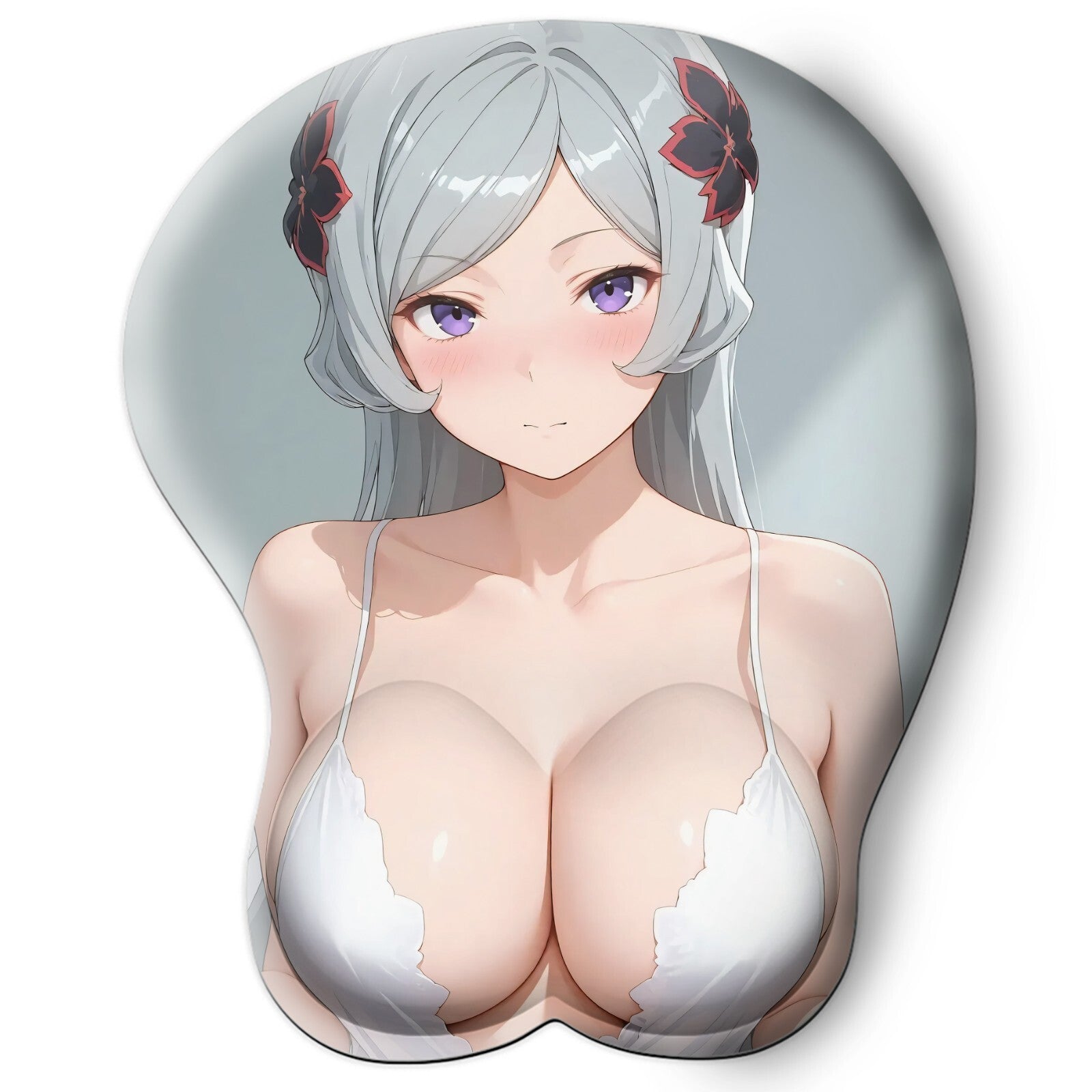 3D oppai Anime Mouse Pad with Wrist Rest by Danmanchi Freya #01