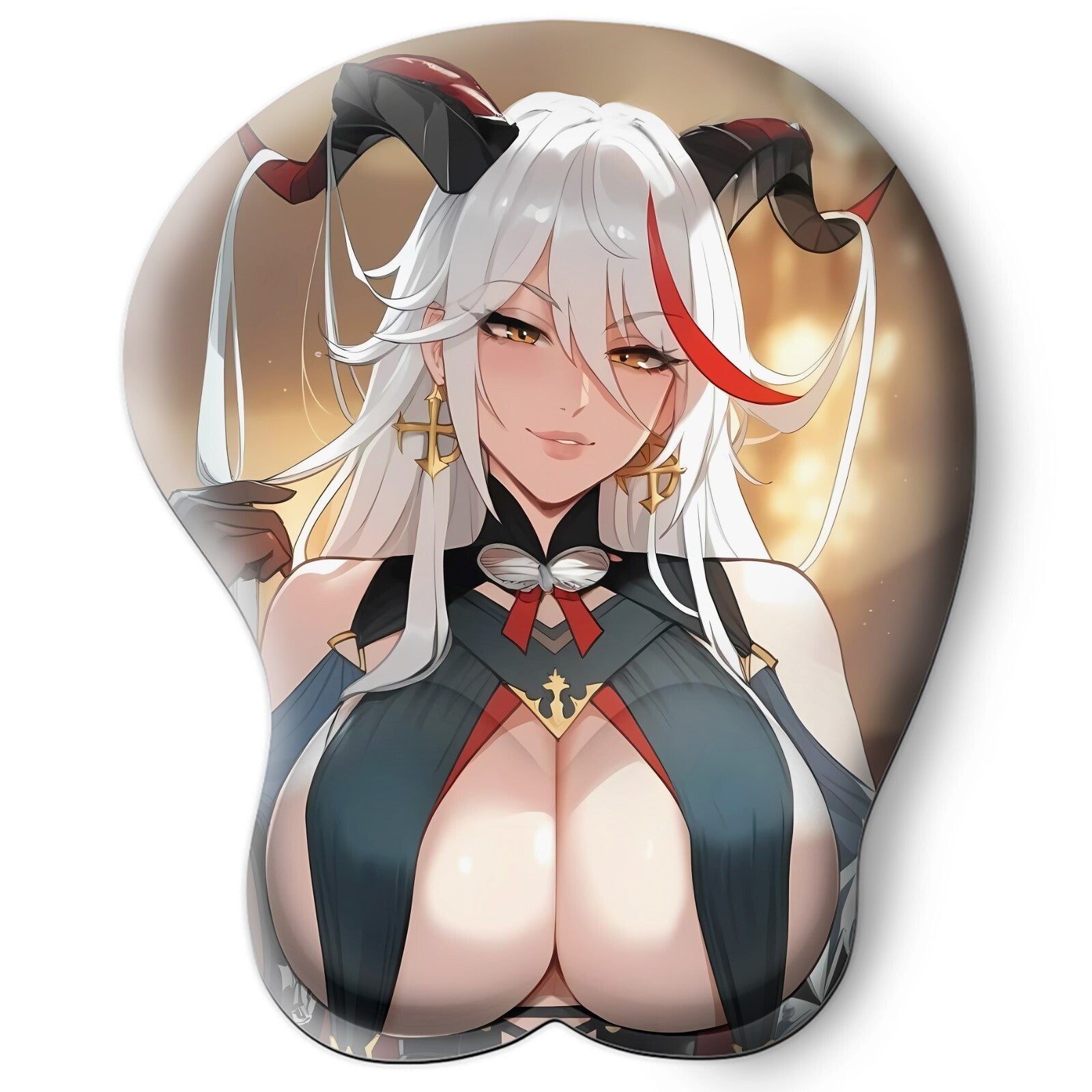3D oppai Anime Mouse Pad with Wrist Rest by Azur Lane Aegir (Ägir) #01