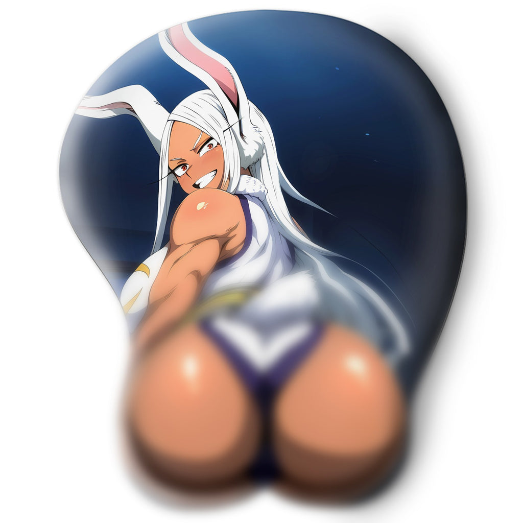 3D butt Anime Mouse Pad with Wrist Rest by My hero academia Mirko #03