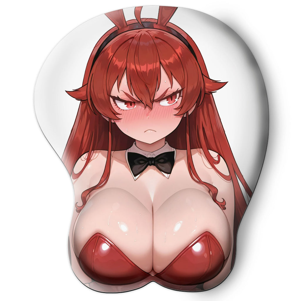 3D oppai Anime Mouse Pad with Wrist Rest by Mushoku Tensei Eris Greyrat #01