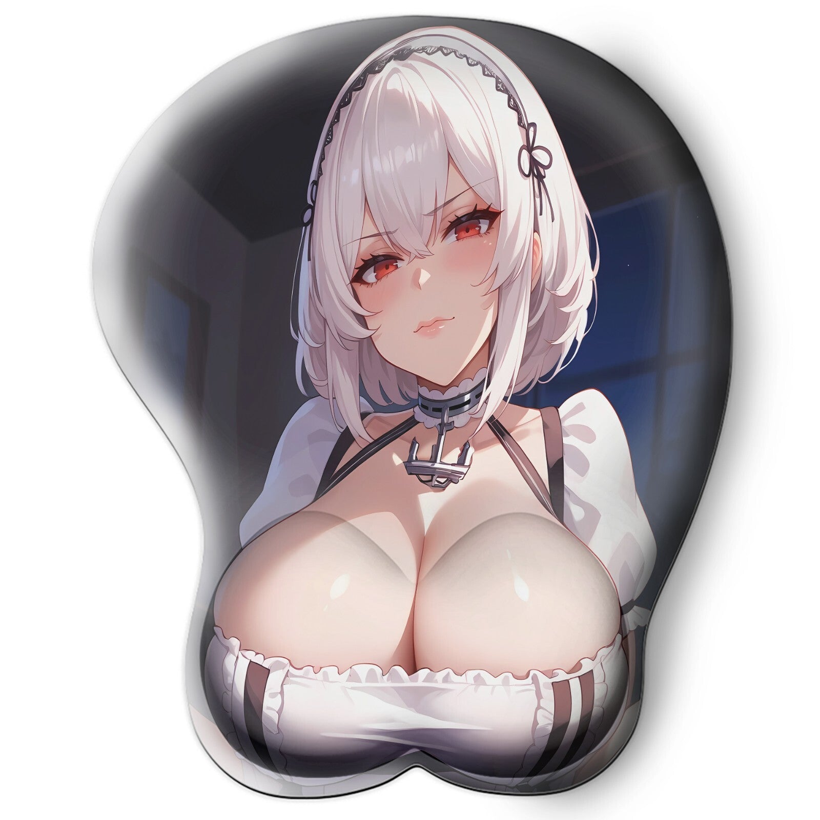 3D oppai Anime Mouse Pad with Wrist Rest by Azur Lane Sirius #02