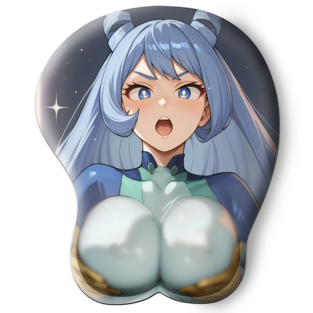 3D oppai Anime Mouse Pad with Wrist Rest by My hero academia Nejire Hado #02