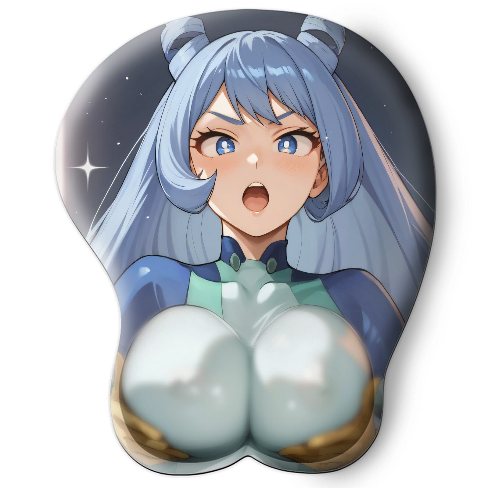 3D oppai Anime Mouse Pad with Wrist Rest by My hero academia Nejire Hado #02
