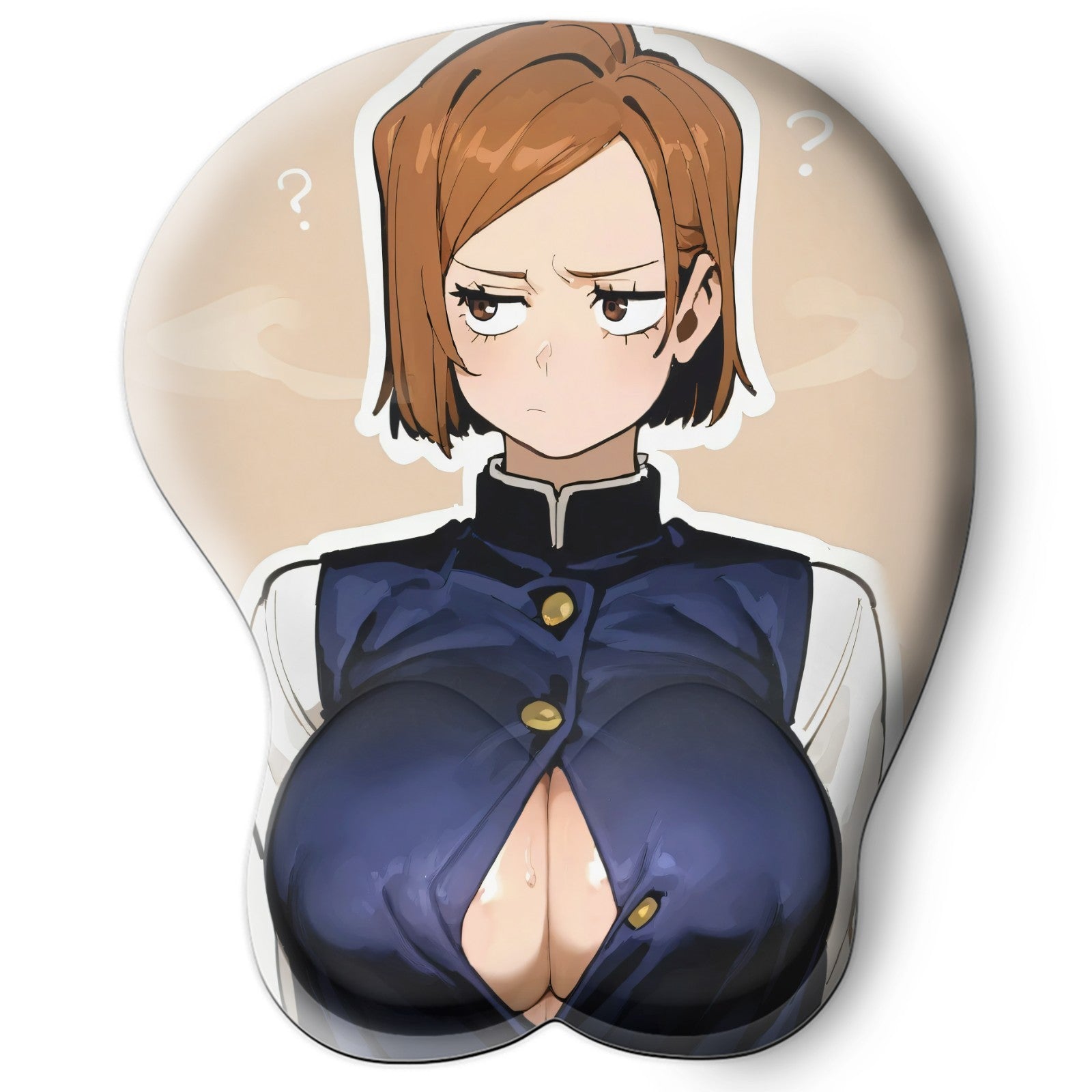 3D oppai Anime Mouse Pad with Wrist Rest by Jujutsu kaisen Nobara Kugisaki #01