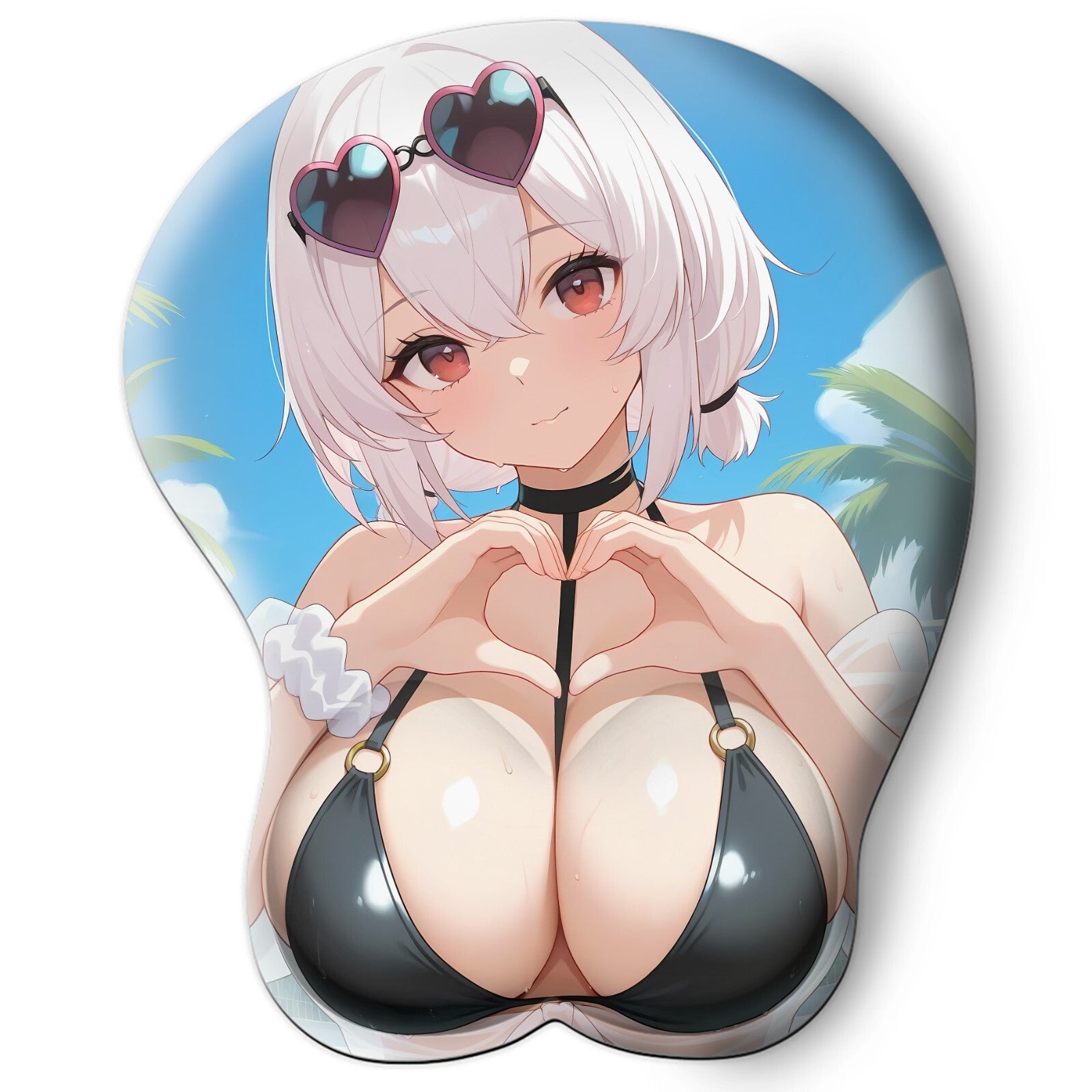 3D oppai Anime Mouse Pad with Wrist Rest by Azur Lane Sirius #01