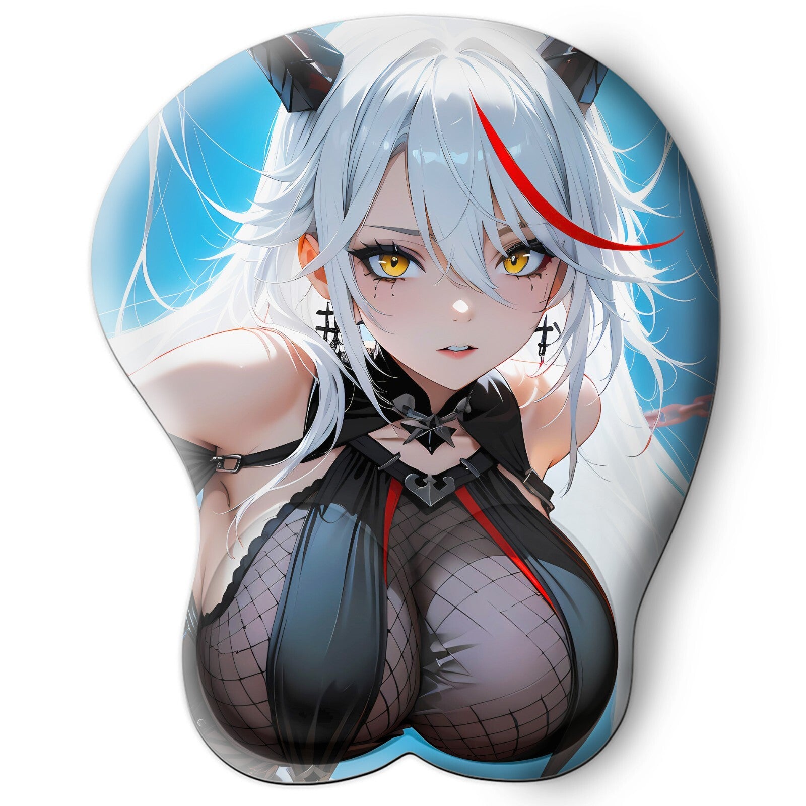 3D oppai Anime Mouse Pad with Wrist Rest by Azur Lane Aegir (Ägir) #01