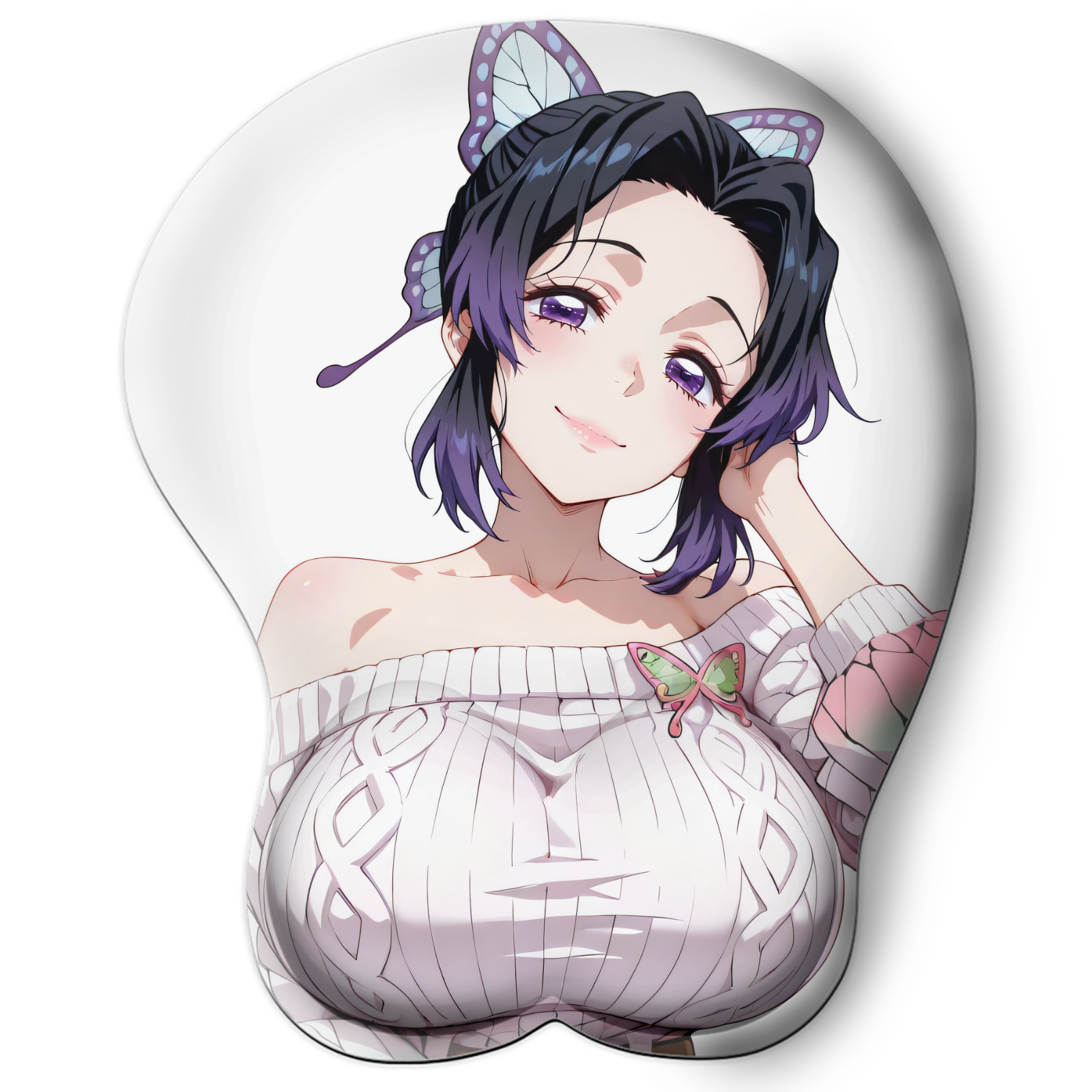 3D oppai Anime MousePad with Wrist Rest by  Demon Slayer Shinobu kosho #06