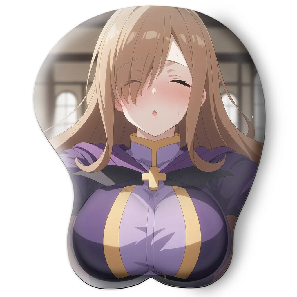 3D oppai Anime Mouse Pad with Wrist Rest by konosuba Wiz #02
